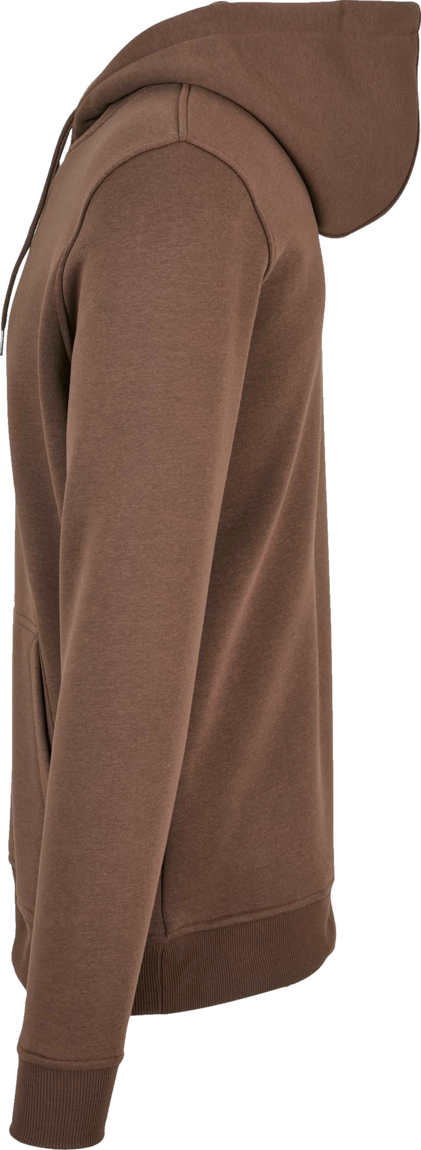 Baddery Kapuzenpullover Hoodie: "Bergwind" - Kletter Kleidung - Wander Outdoor Zubehör, hochwertiger Siebdruck – Bild 3 von 5
