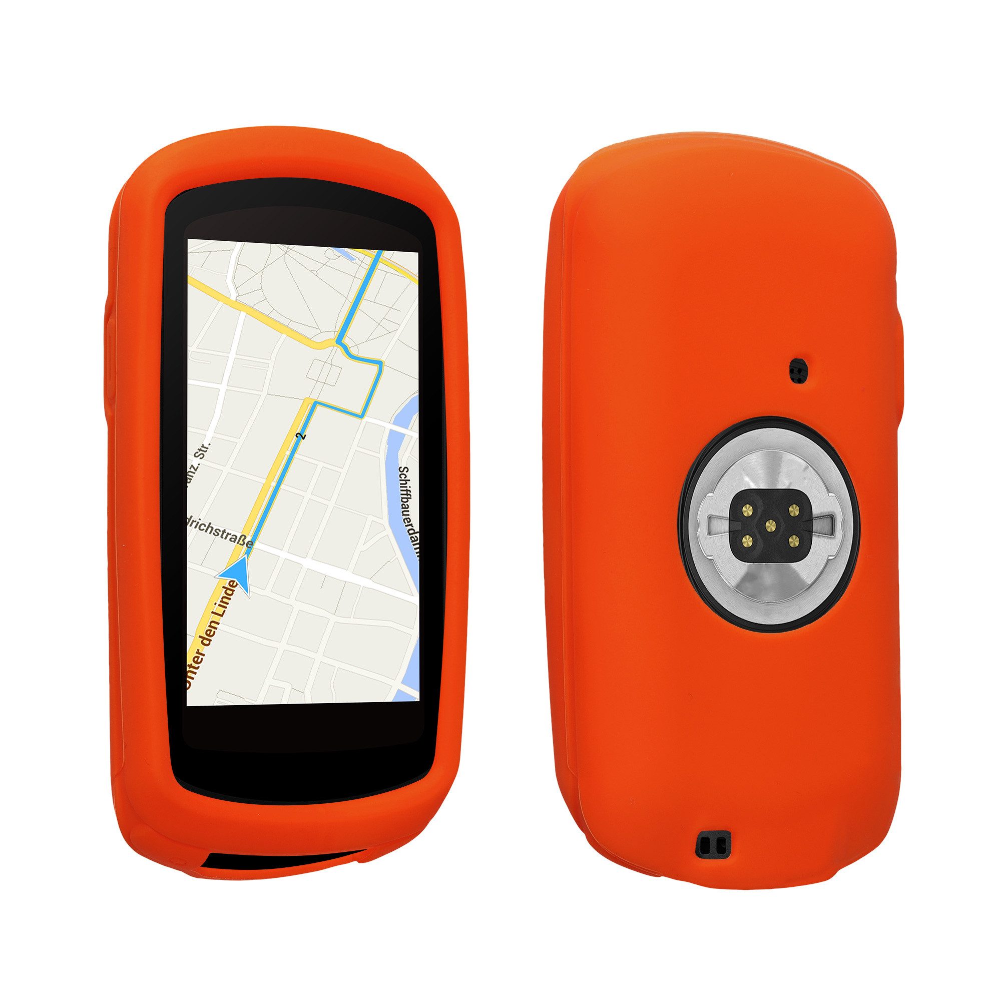 kwmobile Backcover Hülle für Garmin Edge 1040 / 1040 Solar, Silikon GPS Fahrrad Case Schutzhülle