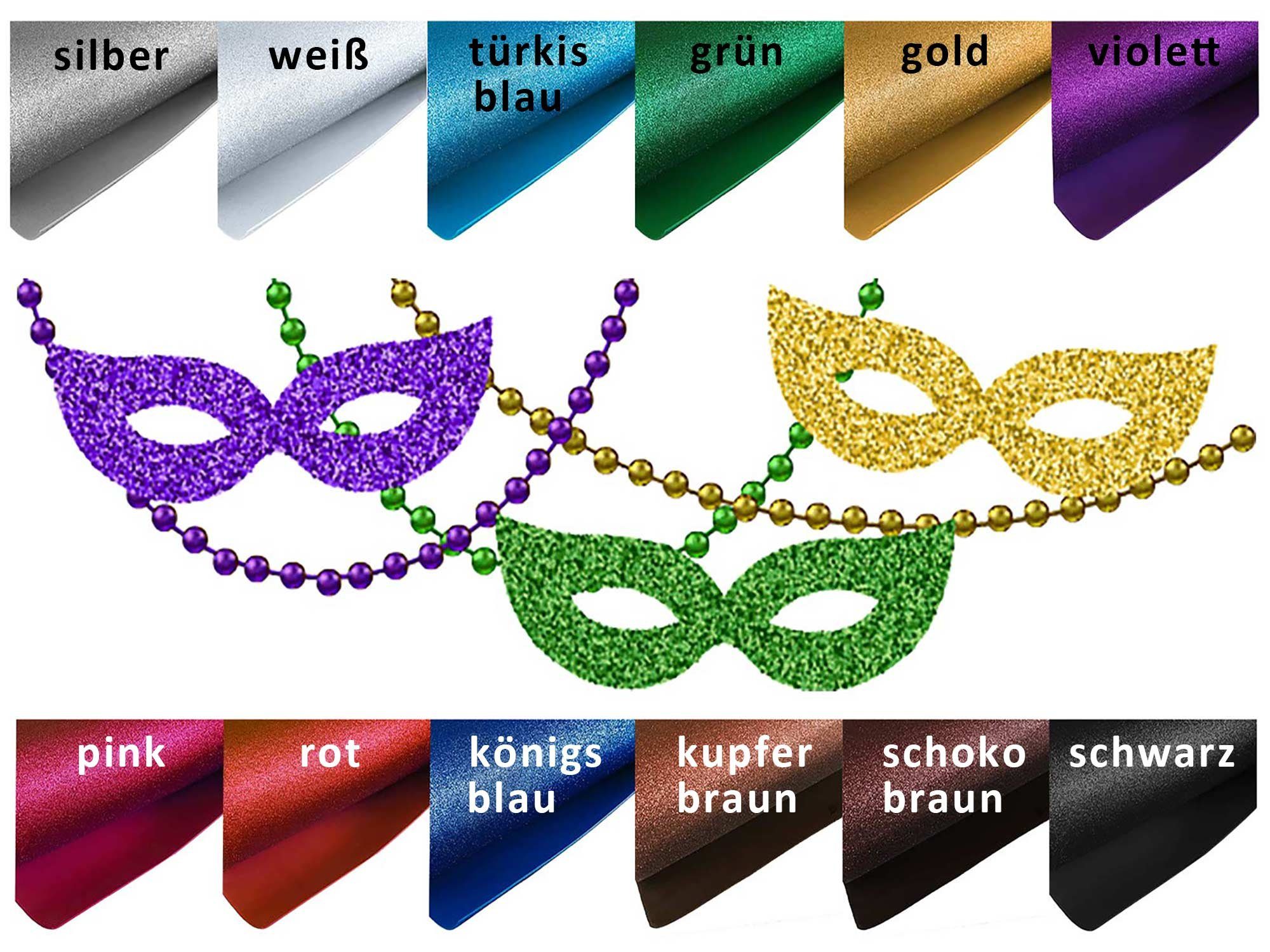 maDDma Moosgummi 50cm Glitzer-Moosgummi EVA 90cm breit, grün