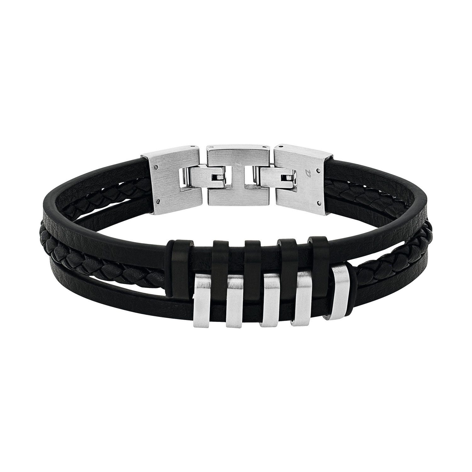 Lederarmband mehrreihig