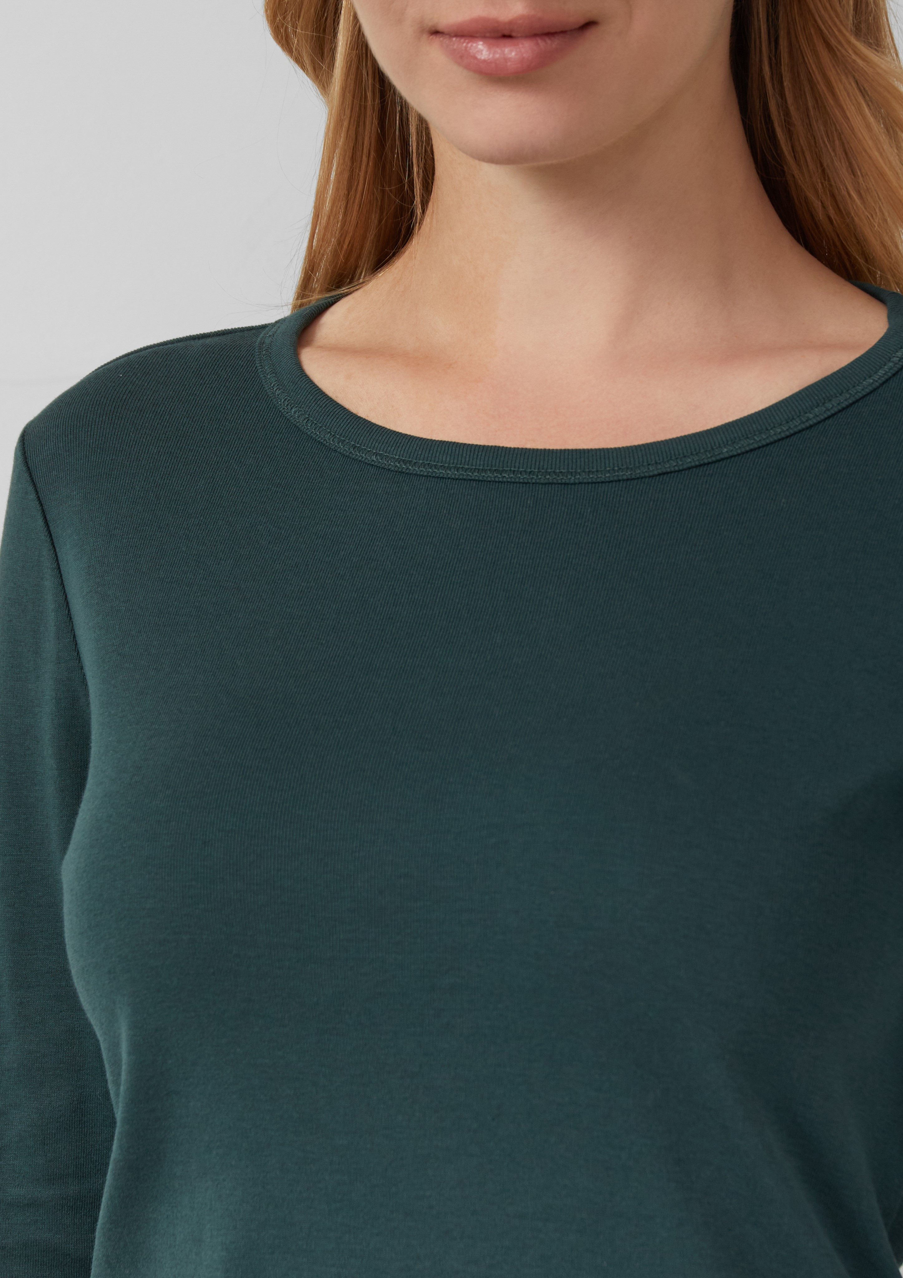 s.Oliver Langarmshirt mit U-Boot-Ausschnitt günstig online kaufen