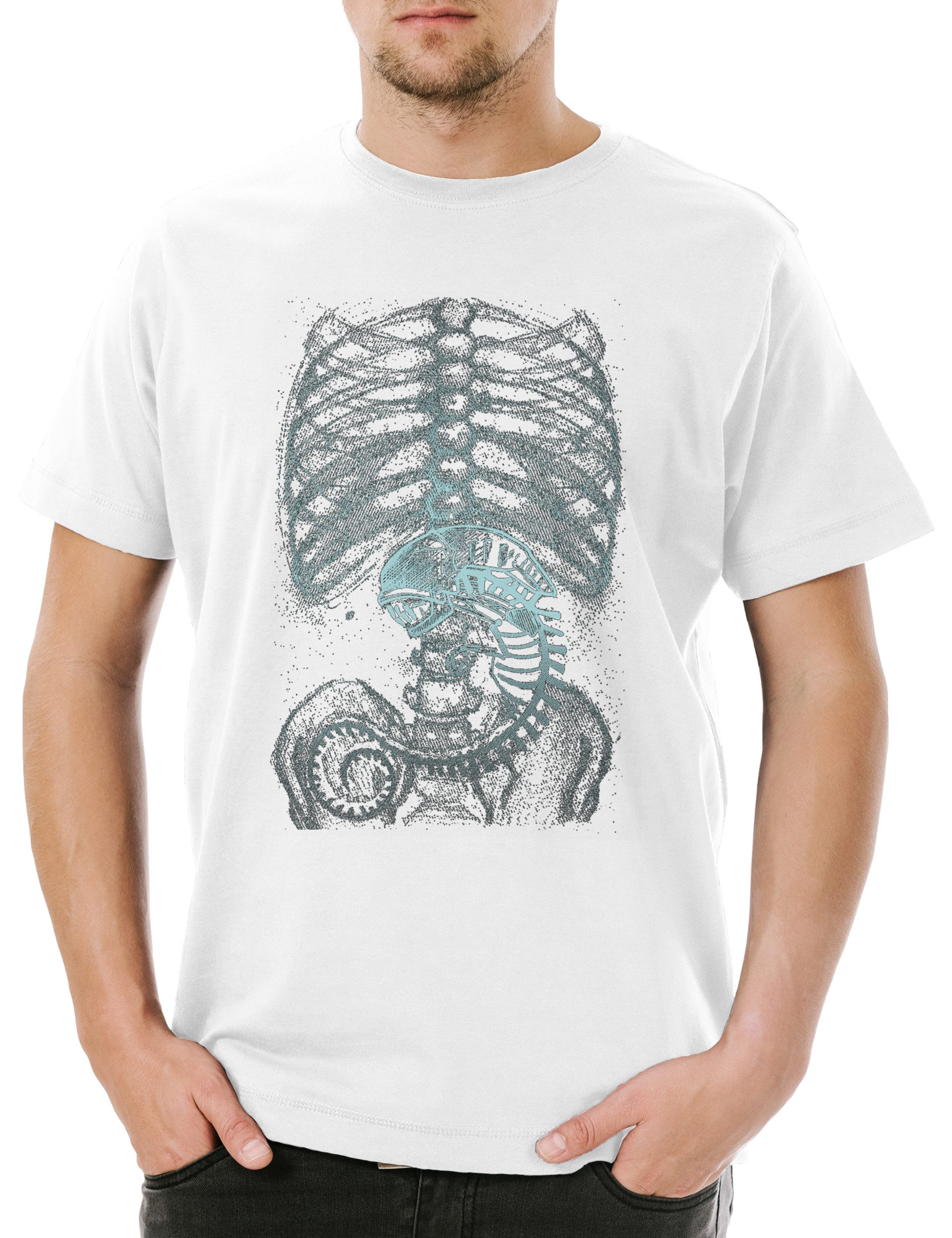 Urban Backwoods Print-Shirt Xenomorph Alien Herren günstig online kaufen