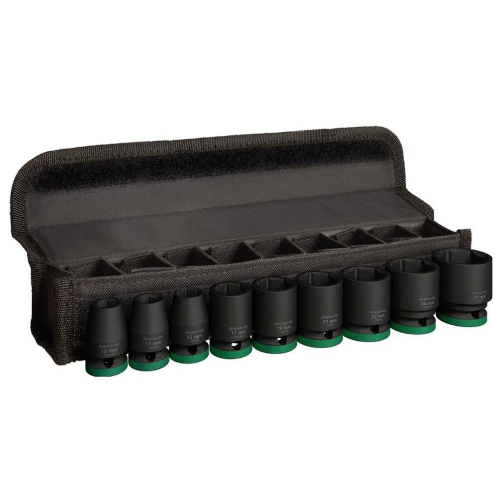 BOSCH Торцевой ключ PRO Impact Socket Set, 1/2″, Standard, 9‑tlg