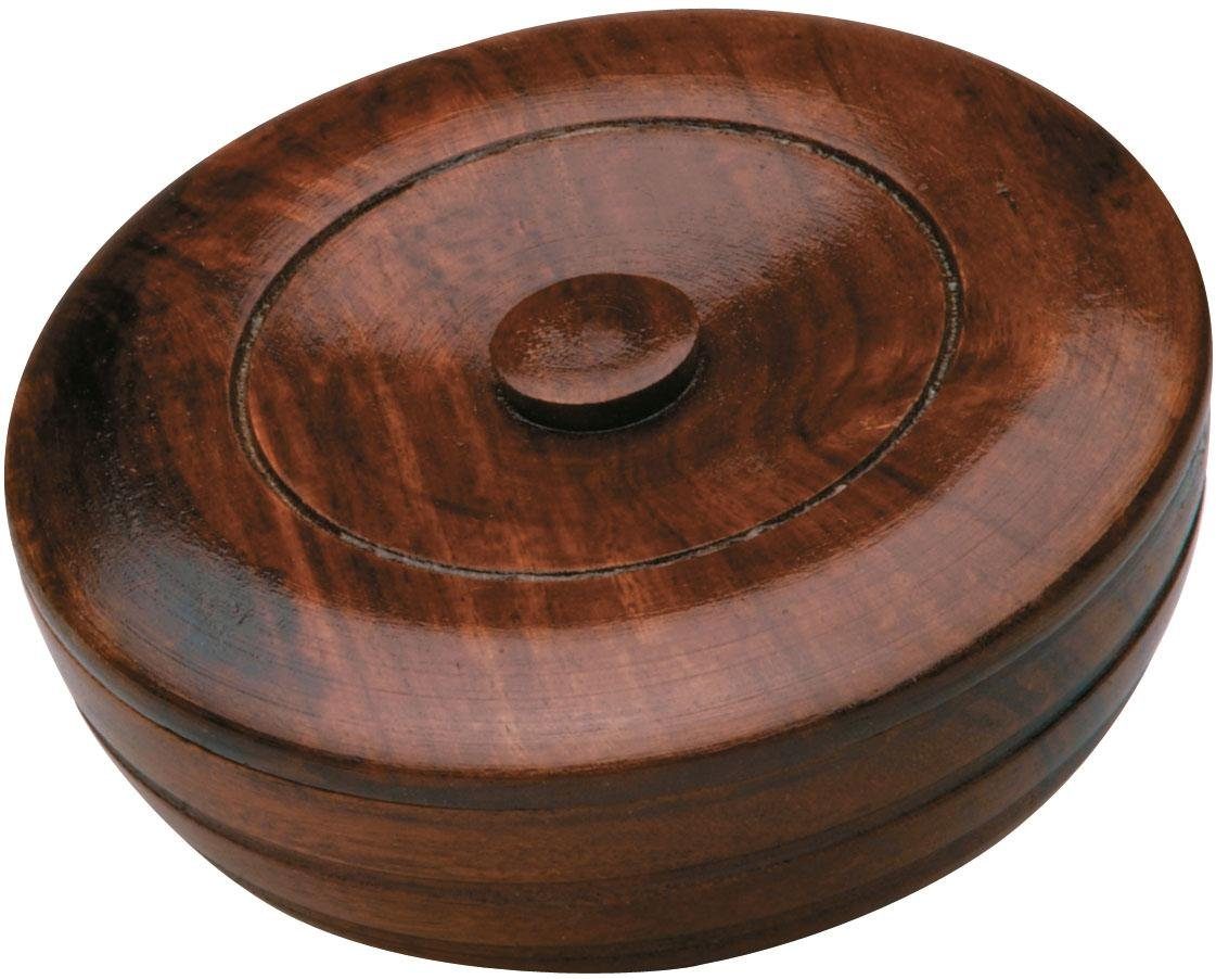 Taylor of Old Bond Street Rasierseife Shaving Soap Sandalwood in edler Wengeholzschale, Hochwertige Rasierseife mit beruhigendem Sandelholzduft.