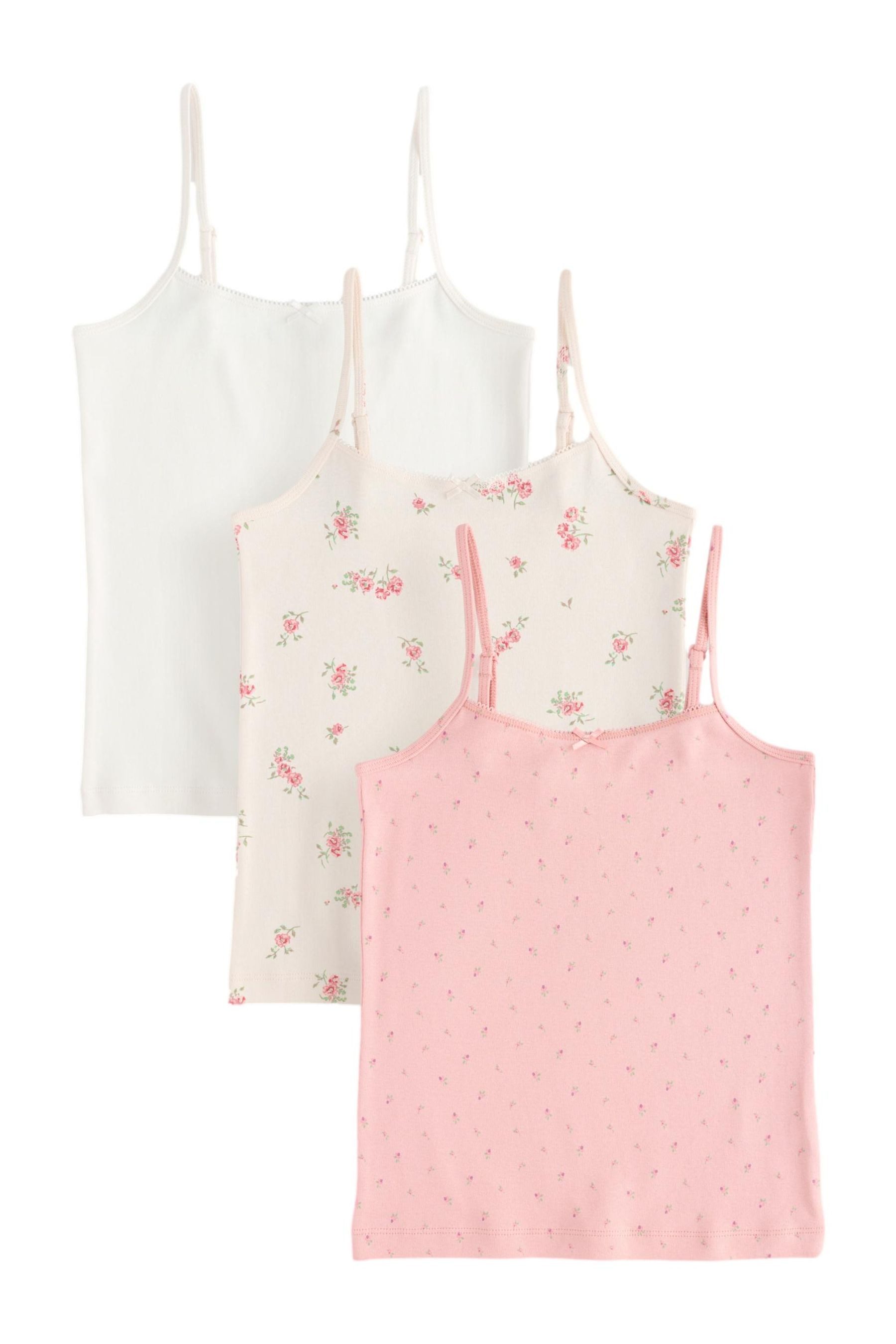 Next Trägertop Bedruckte Trägertops, 3er-Pack (3-tlg)