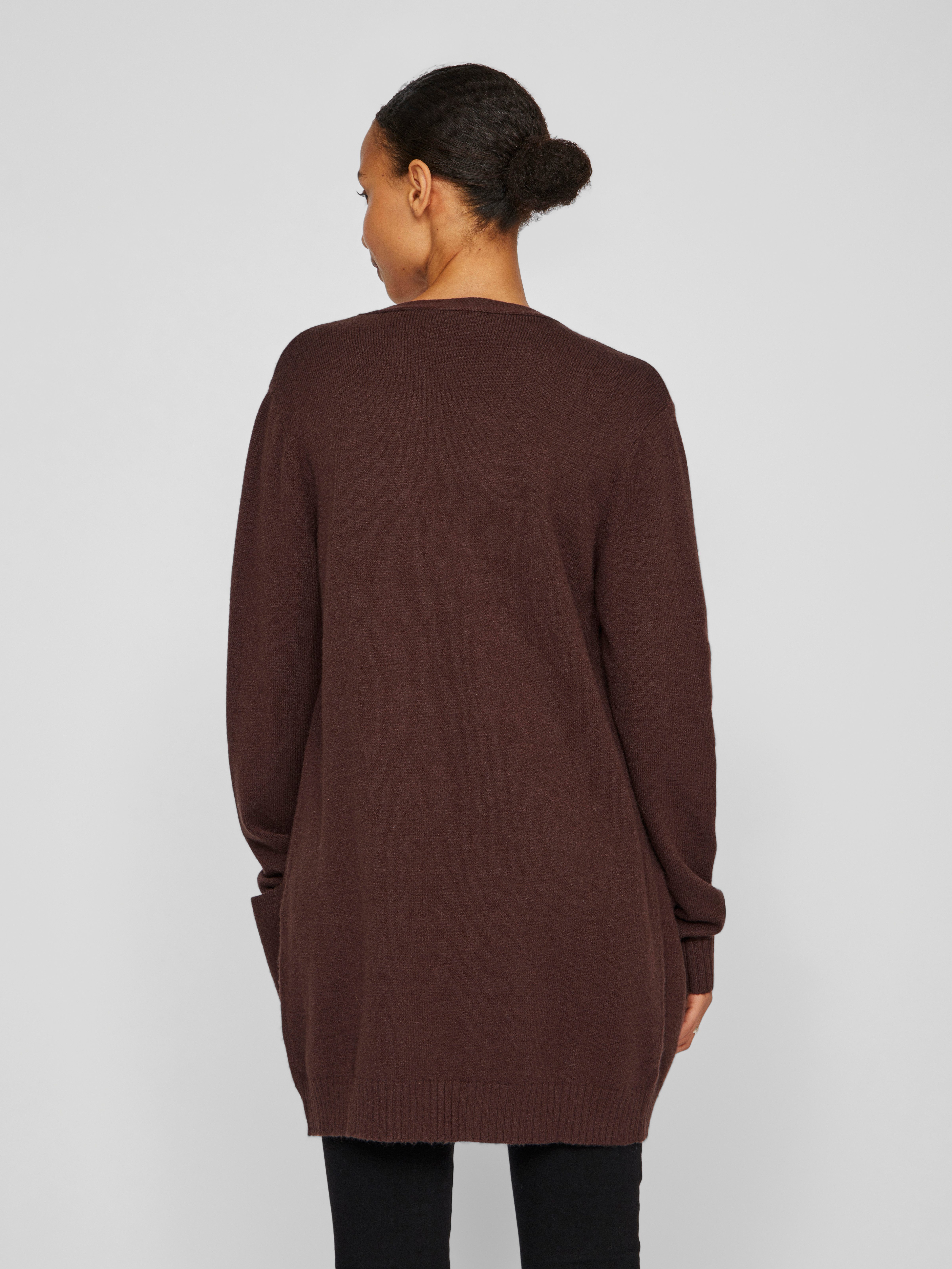 Vila Strickjacke VIRIL OPEN L/S KNIT CARDIGAN - NOOS Viskosemischung, regular fit