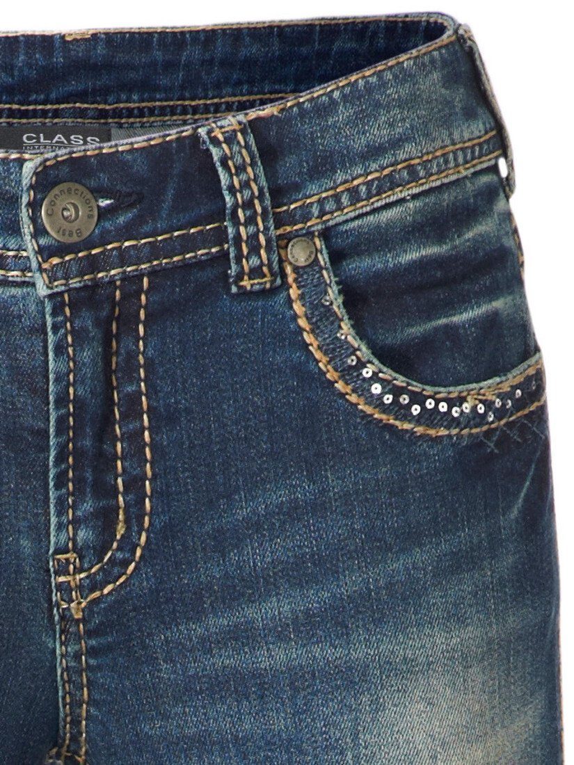 Jeans Bequeme stone heine blue