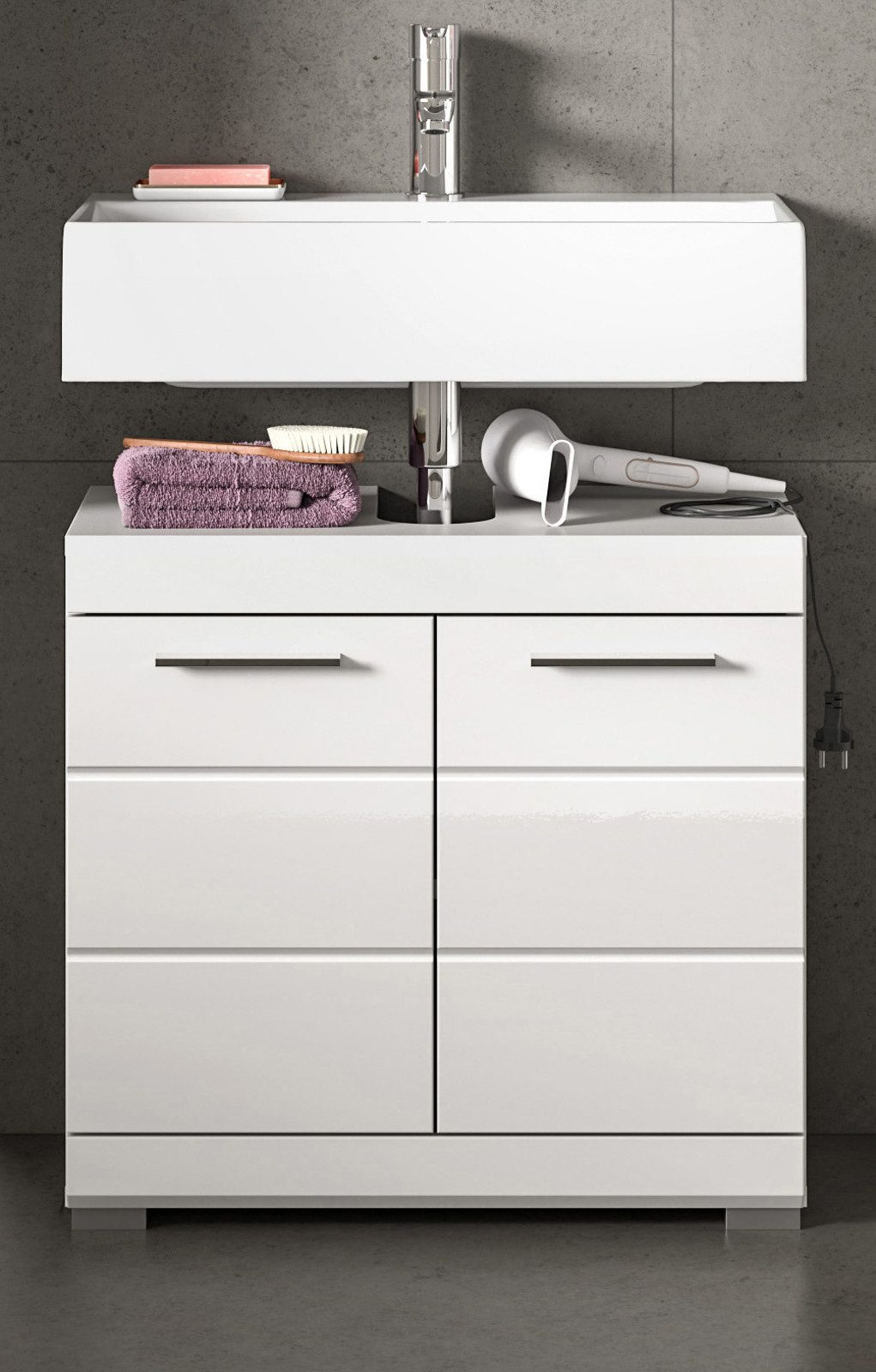 Inn.Furn Waschbeckenunterschrank Shawn (Badschrank in weiß günstig online kaufen
