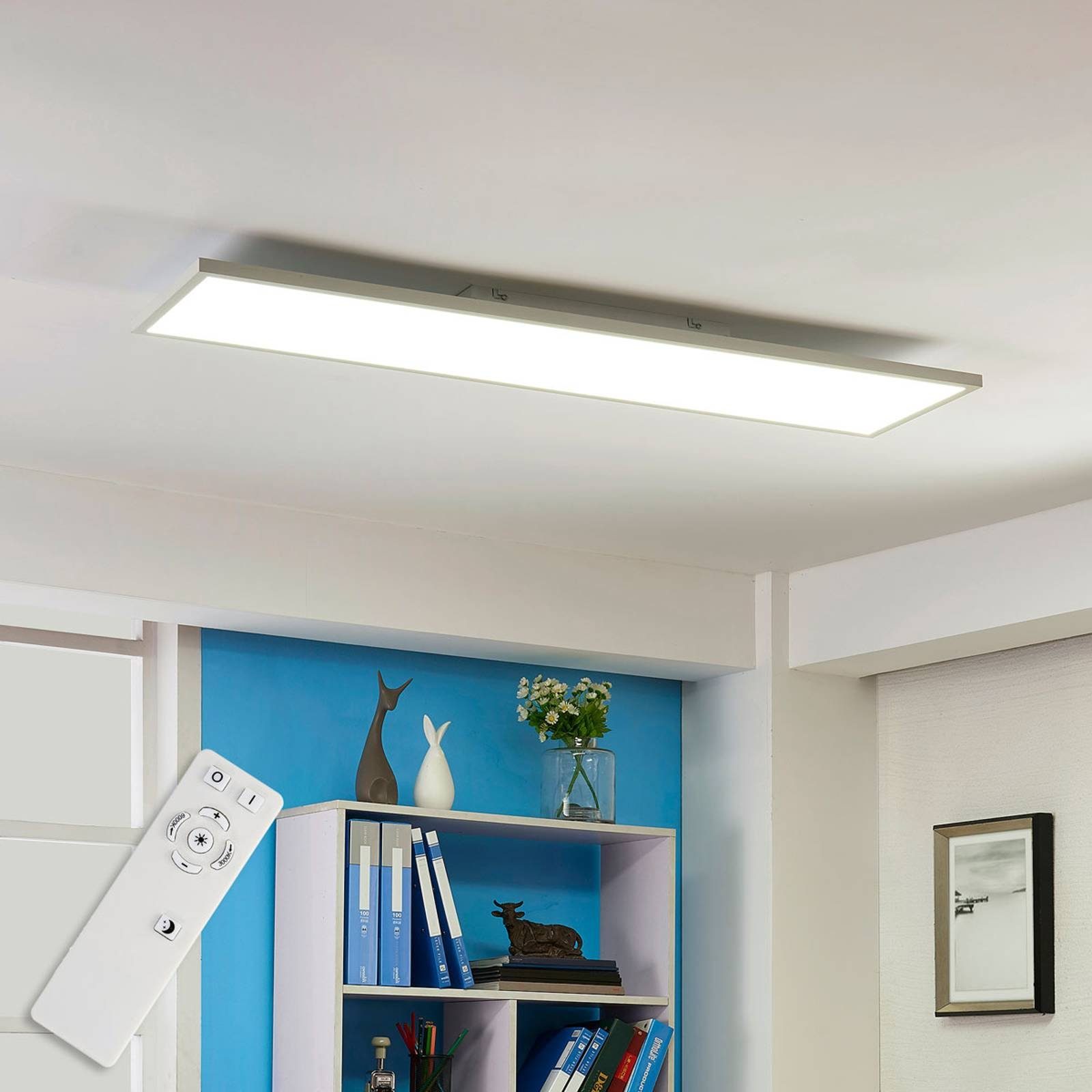 Arcchio LED Panel Philia, dimmbar, LED-Leuchtmittel fest verbaut, Farbwechsel warmweiß / tageslicht, Modern, Metall, PMMA, weiß, inkl. Leuchtmittel,dimmbar,inkl.