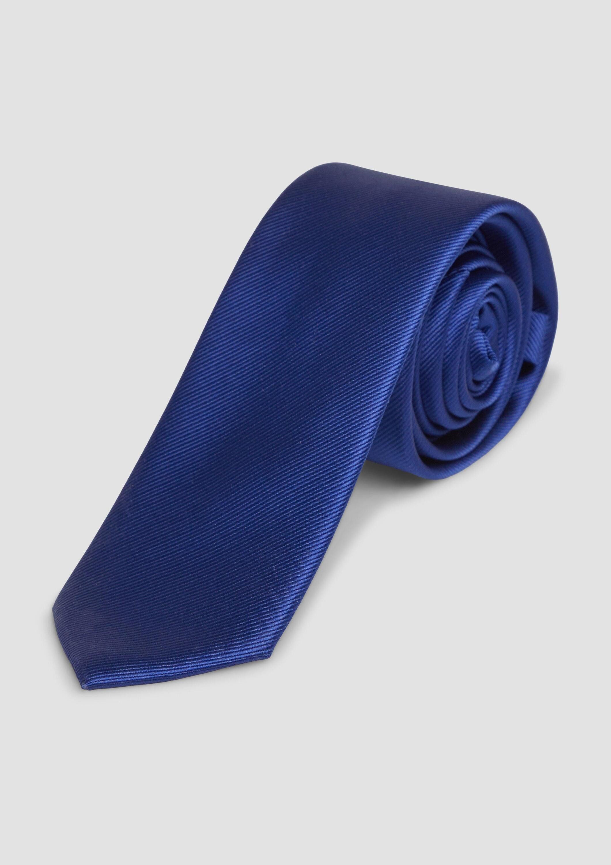 s.Oliver Krawatte Krawatte Elegante Krawatte aus Seidenmix-Jacquard