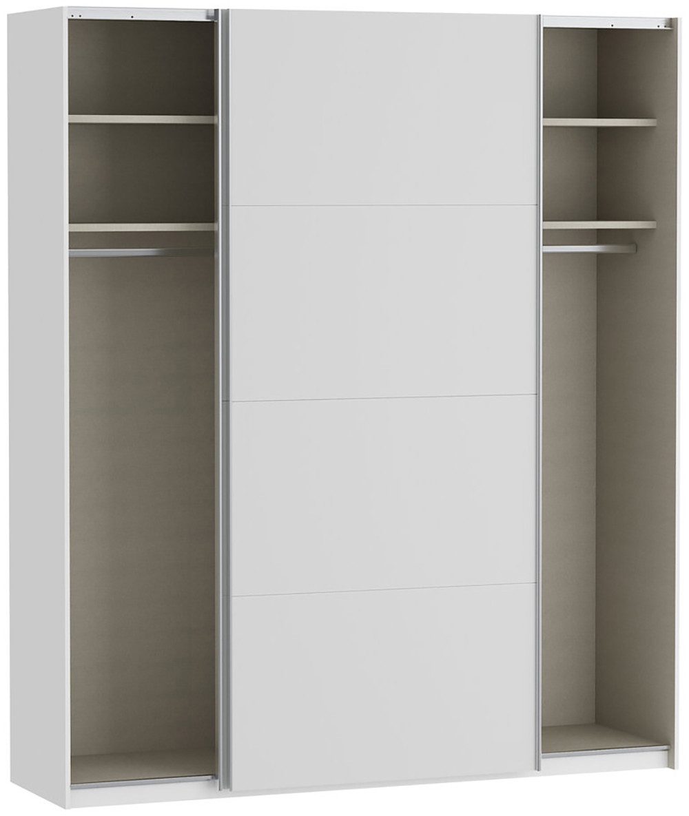 FORTE Schwebetürenschrank Fittio, Made in Europe, 2 Schiebetüren, modernes Design Höhe 2,35 mtr, stehende Montage – Bild 5 von 5