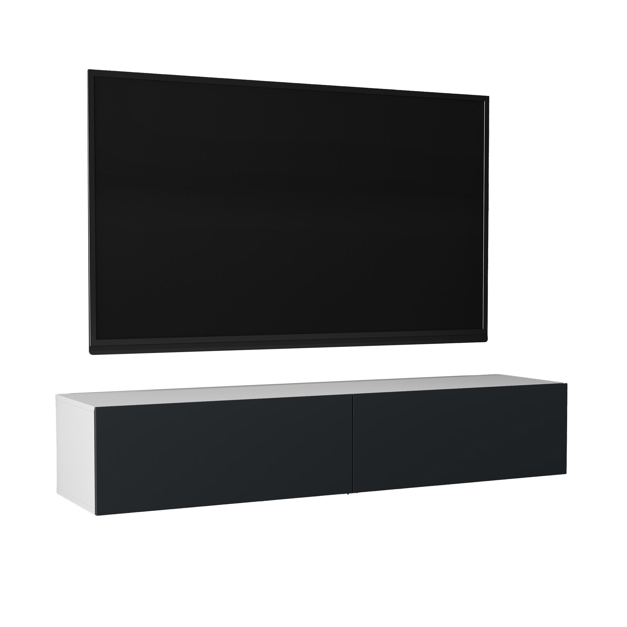 Mai & Mai Lowboard TV-Board TV-Schrank Fernsehschrank Hängend Fernsehtisch günstig online kaufen