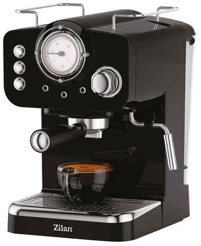 Zilan Espressomaschine ZLN-2991, Edelstahl Design, 15 bar italienische Hochleistungspumpe, Milchaufschäumer