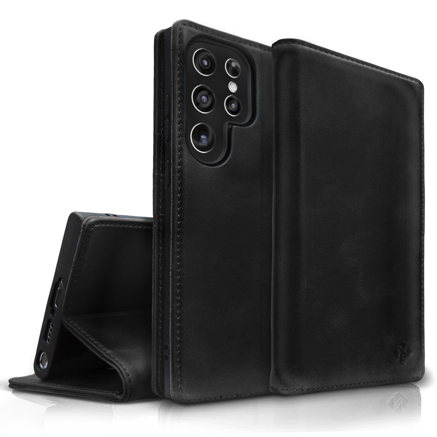 Produktbild von Für Nokia C30 Hülle, Slim Leder Geldbörse Flip Stand Handyhülle Displayschutz