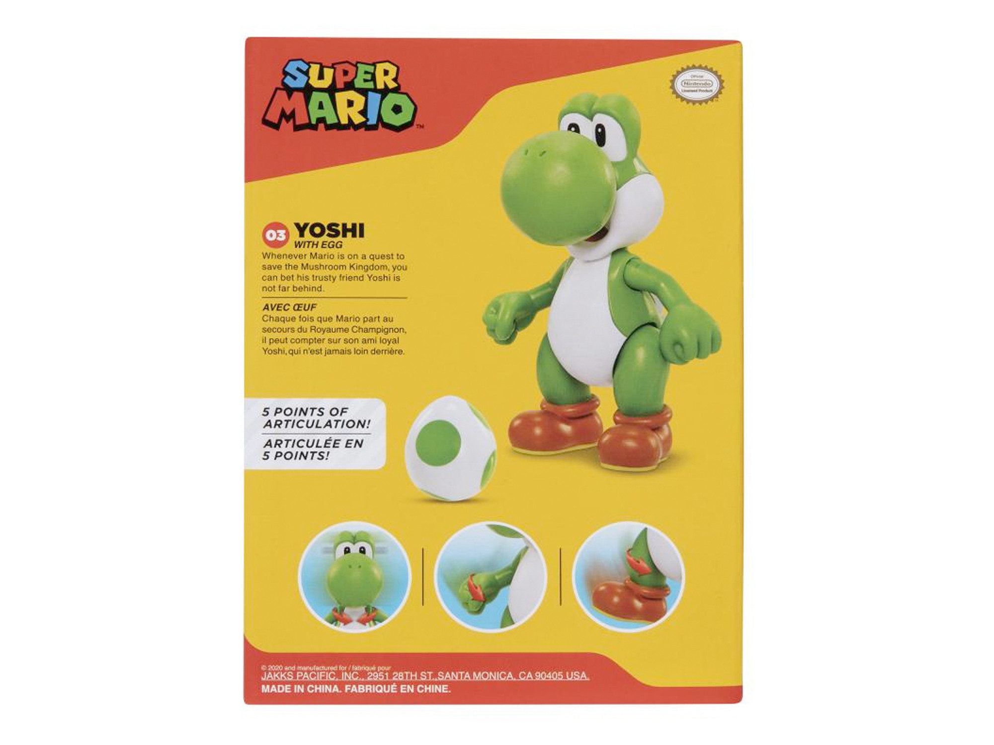 Nintendo Actionfigur Nintendo Super Mario Figur Yoshi in Sammlerbox, 10 cm, (2-tlg) – Bild 4 von 5