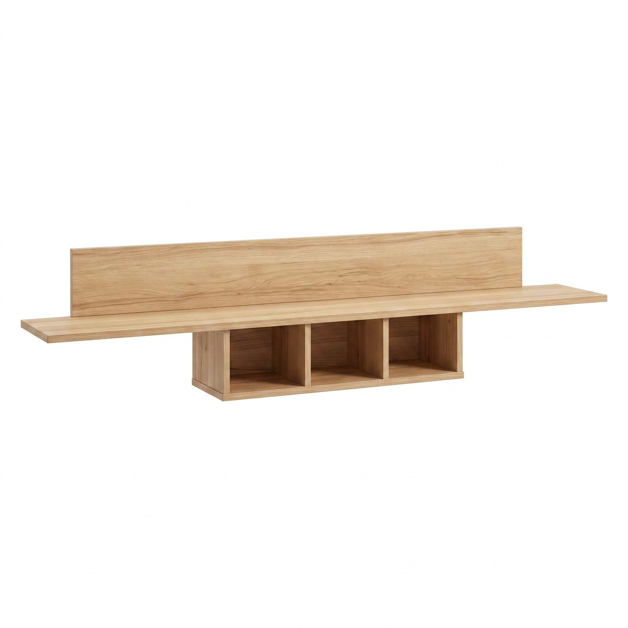 bv-vertrieb Wandregal Wandregal 160*22*34 Wandboard Kernbuche dekor #1419