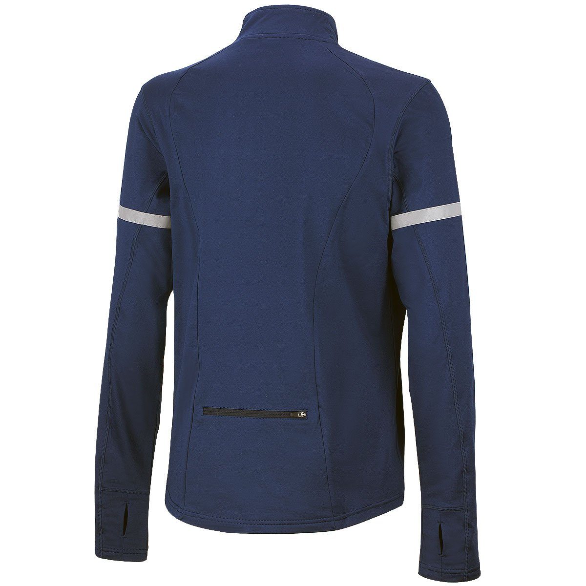 Thermo navy-blau Fahrratrikot Herren Airtracks Langarm Radtrikot