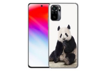 MuchoWow Handyhülle Panda - Tiere - Jungen - Mädchen - Pandabär, Phone Case, Handyhülle Xiaomi Redmi Note 10, Silikon, Schutzhülle