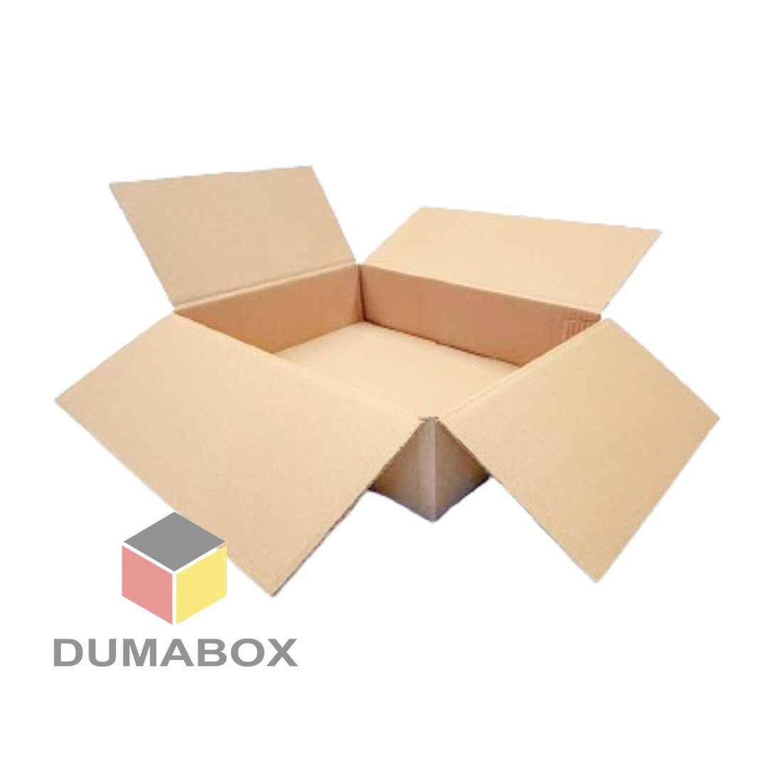 DUMABOX Versandkarton 400x300x100 Karton Versandkarton 1-wellig B-Welle