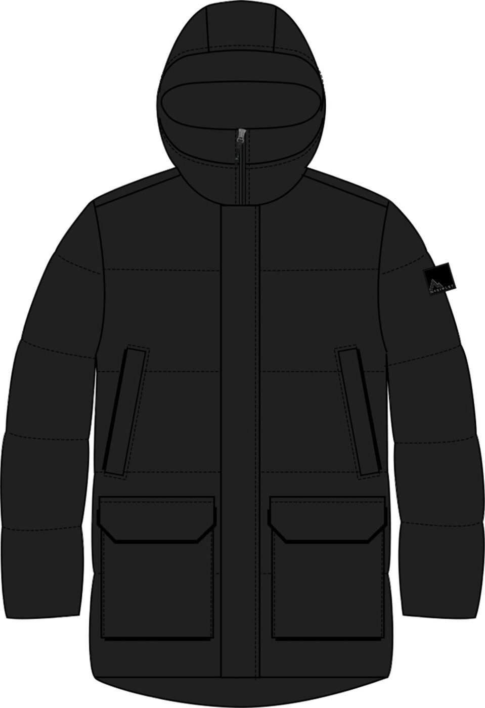 McKINLEY Parka Herren-Funkt-Mantel Parka Omara II von McKINLEY BLACK NIGHT günstig online kaufen