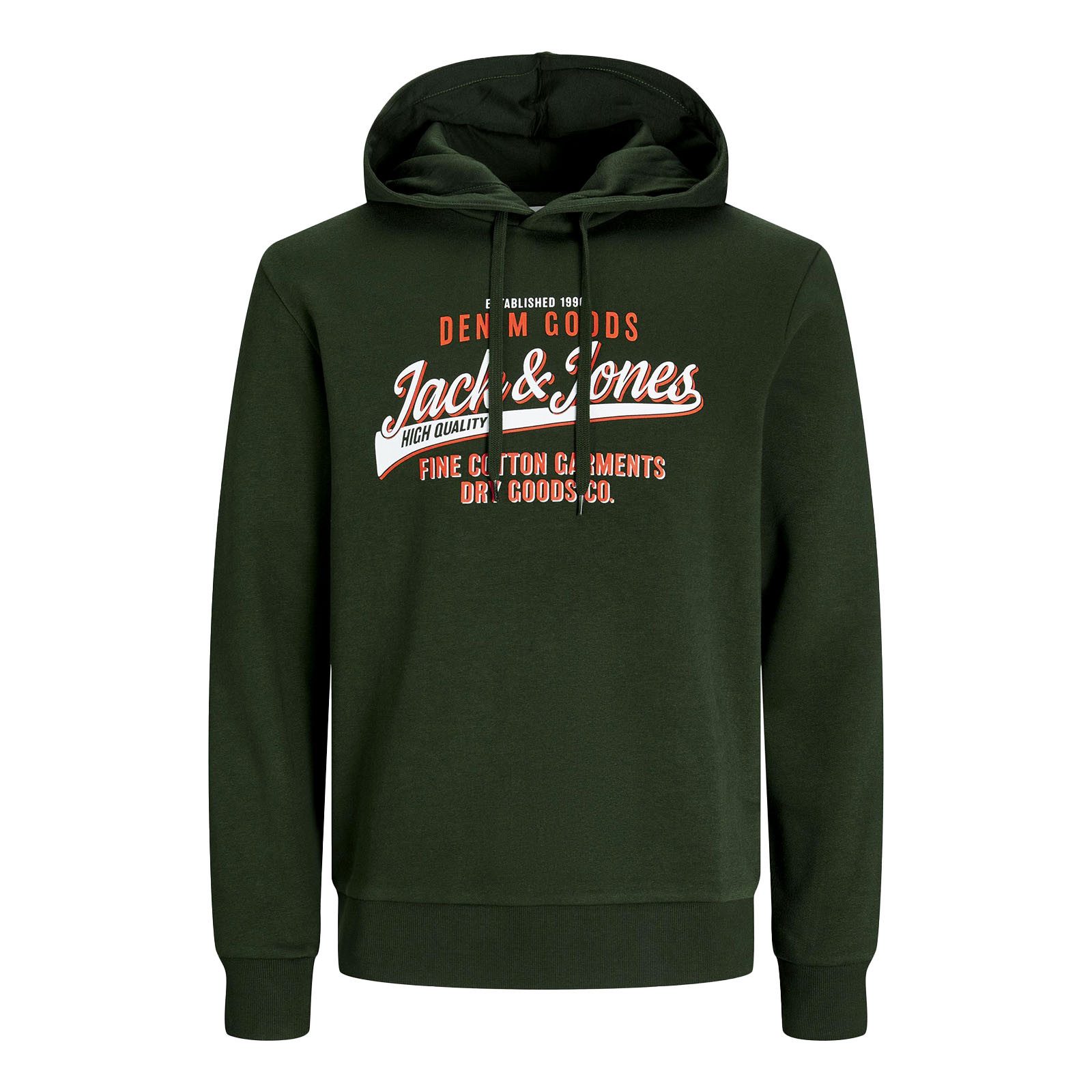 Jack & Jones Hoodie JJELOGO Sweat Hood mit großem Print auf der Vorderseite günstig online kaufen