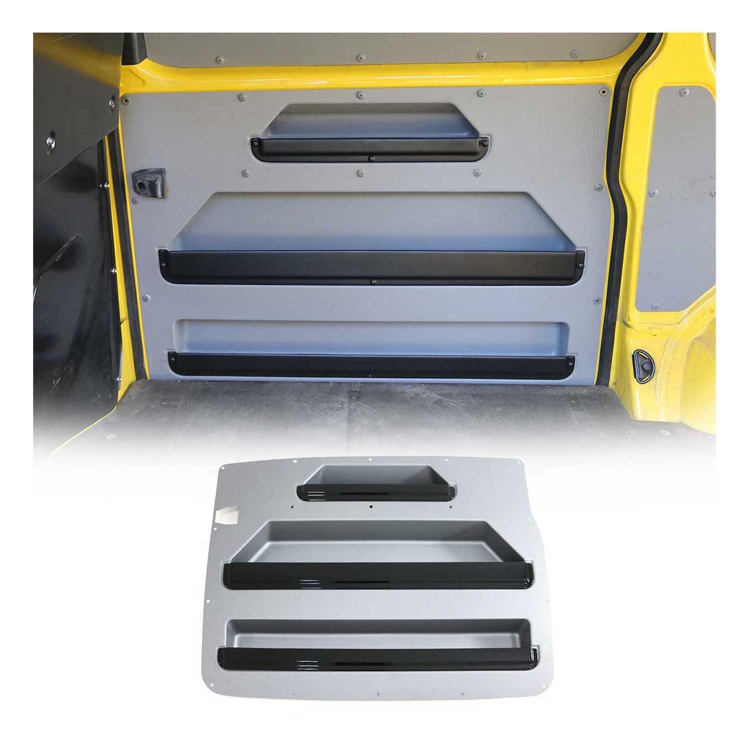 OMAC Türseitenteil Heckklappenverkleidung für VW T5 T6 Transporter 03-25 Schiebetür Recht, BxH: 78x9 cm, (1-tlg), Einfache Installation, einfache Reinigung, wasserdicht