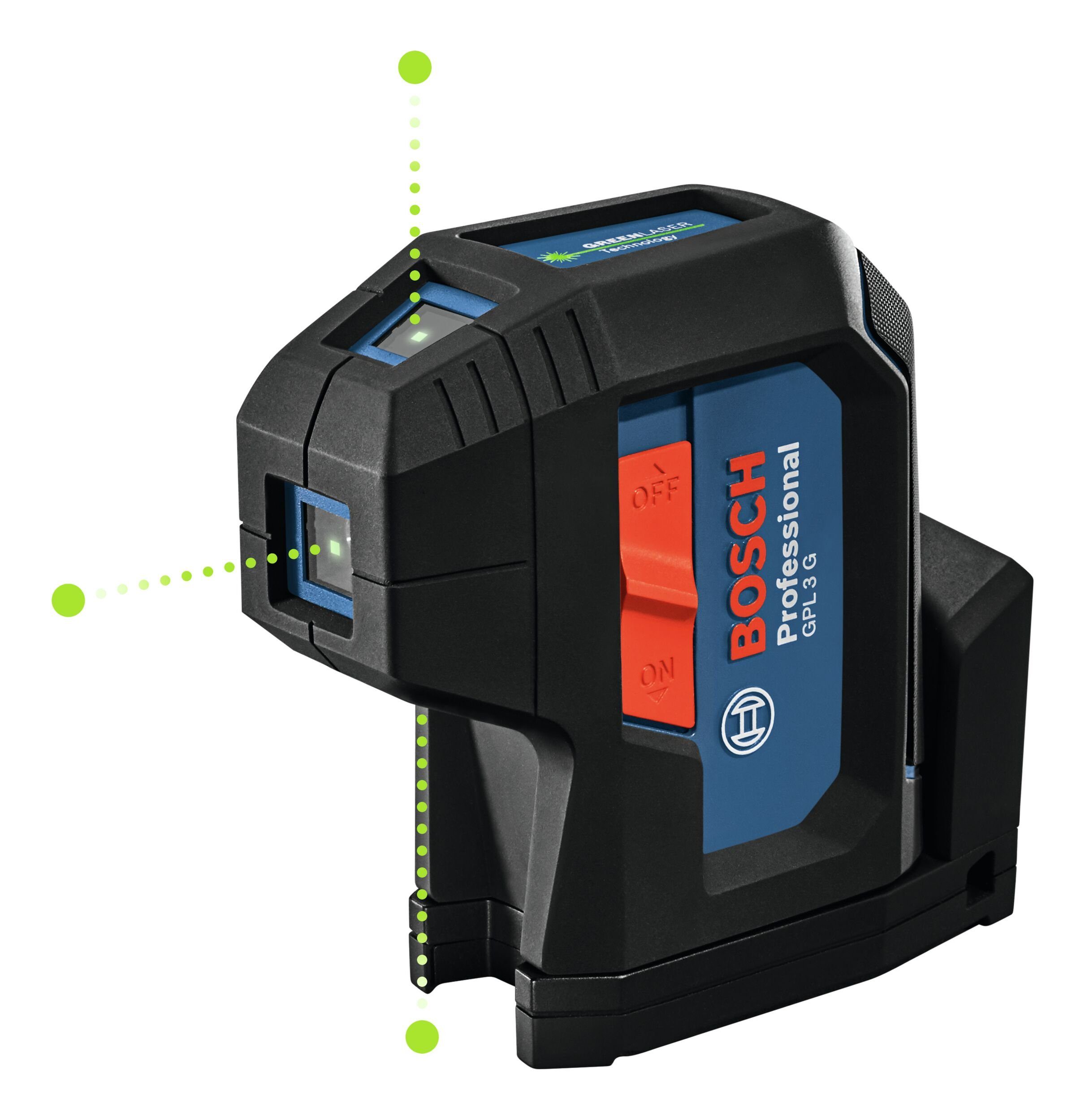 Bosch Professional Punkt- und Linienlaser GPL 3 G, Punktlaser mit Schutztasche