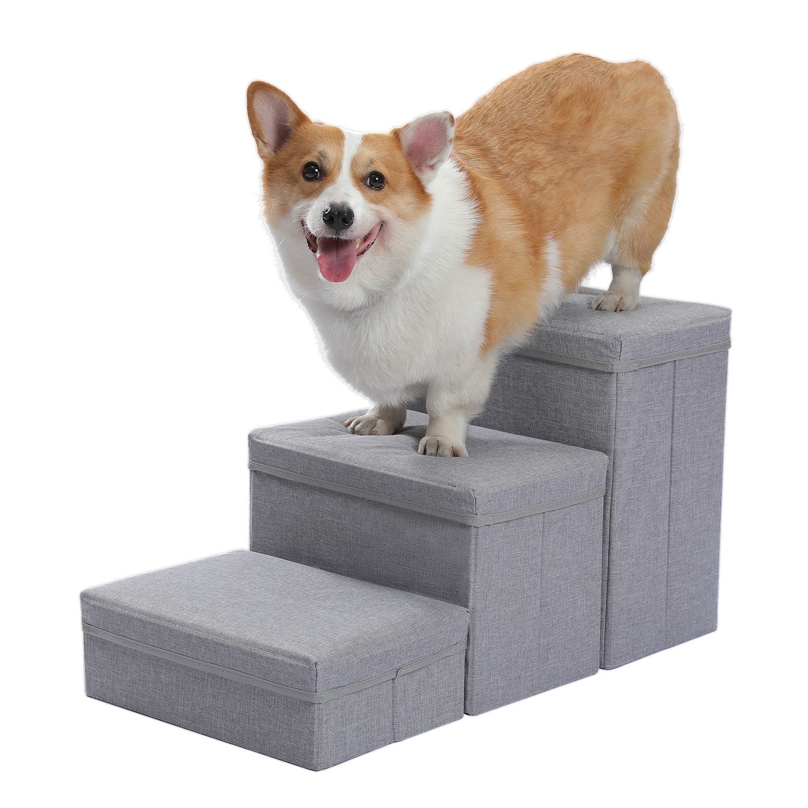 PETEPELA Hunderampe Faltbare Hundetreppe 3 Stufen günstig online kaufen