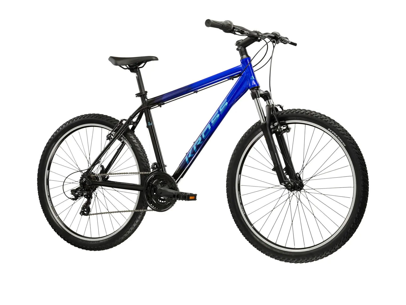 Kross Mountainbike KROSS Mountainbike Hardtail 26" Hexagon X100 blau 21 Gänge 2026, 21 Gang Shimano TOURNEY TY300 Schaltwerk, Kettenschaltung, Rahmen aus Aluminium Performance