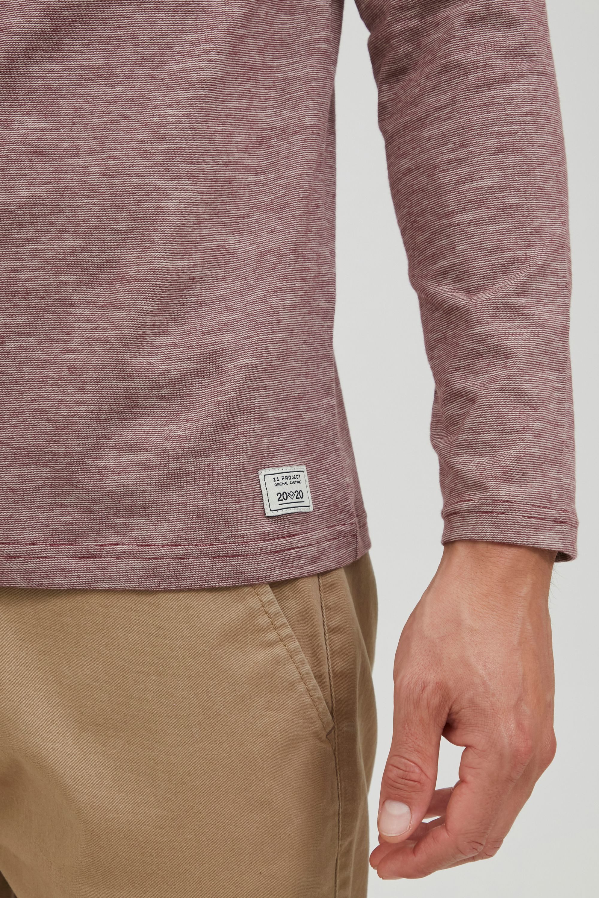 11 Project Longsleeve PRTumelo Longsleeve mit Grandad-Ausschnitt