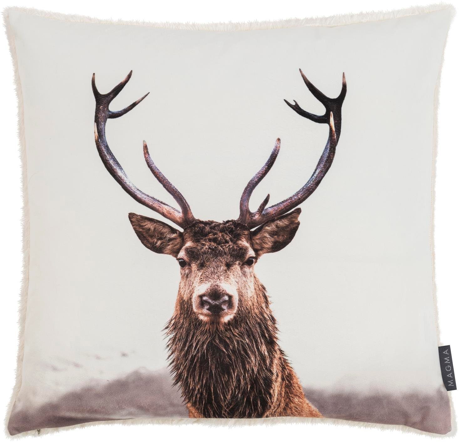 Magma Heimtex Kissenbezug Into to Wild 45x45 weich kuschelig flauschig samt günstig online kaufen