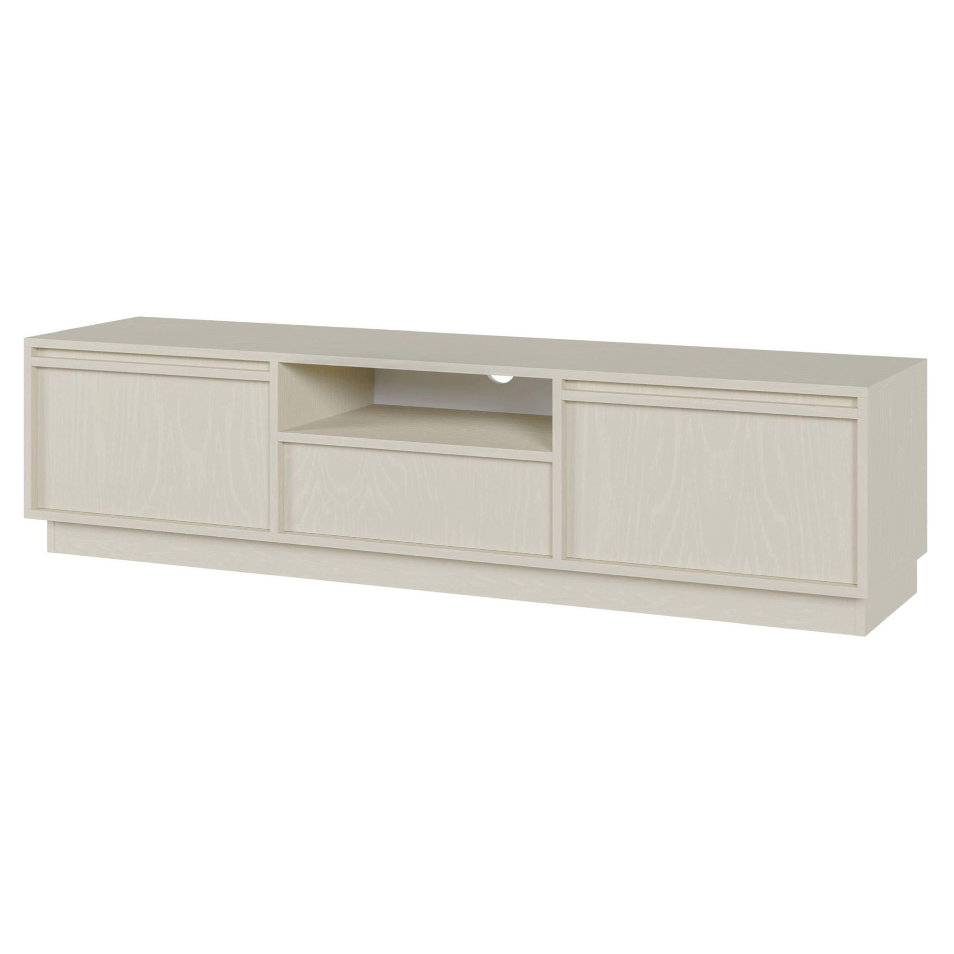 Selsey TV-Schrank EVO TV-Möbel, TV-Lowboard 2-türig mit Schublade, auf Sockel, 154 cm