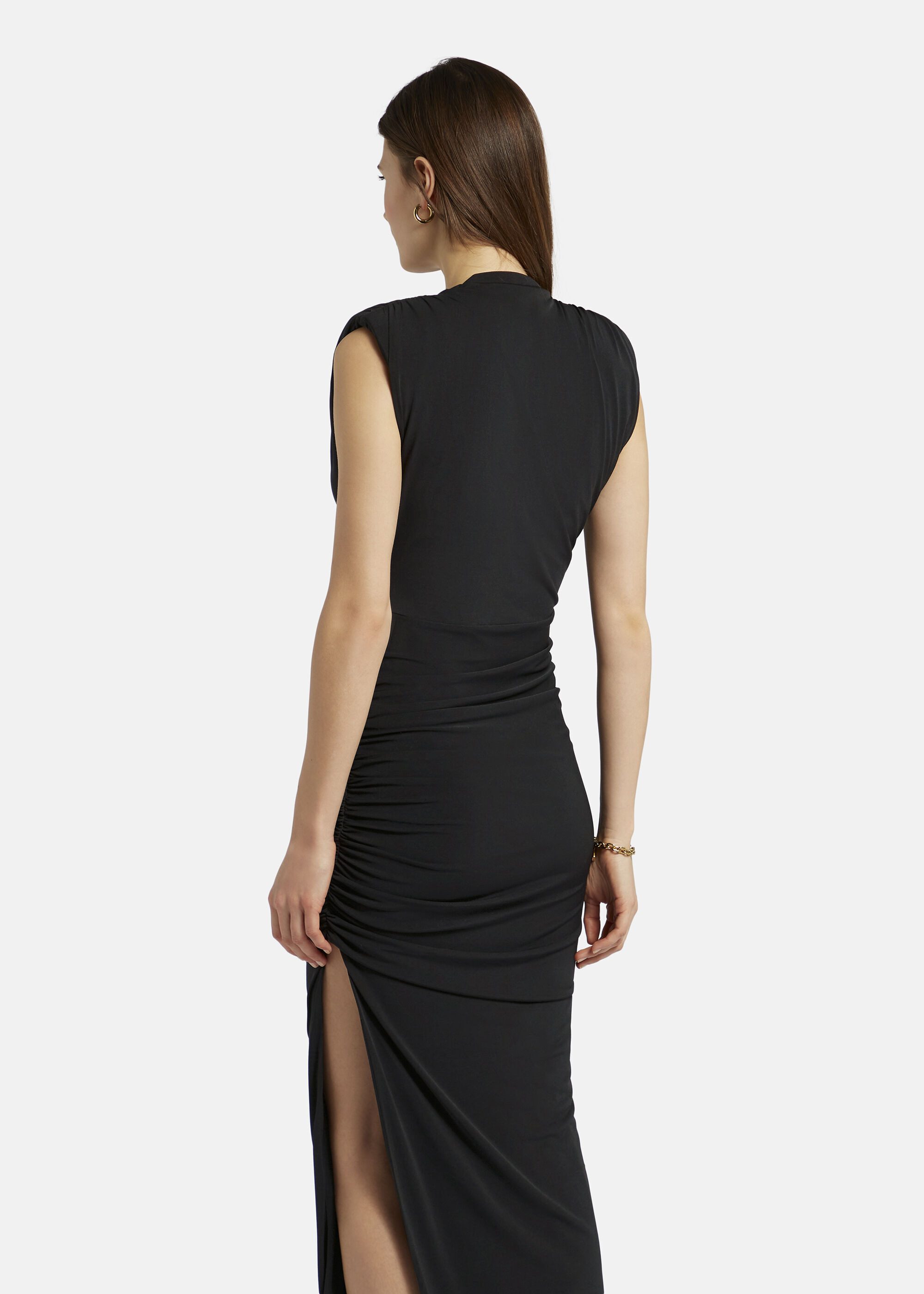 Nicowa Abendkleid MICATE (1-tlg) mit Schulterpolstern