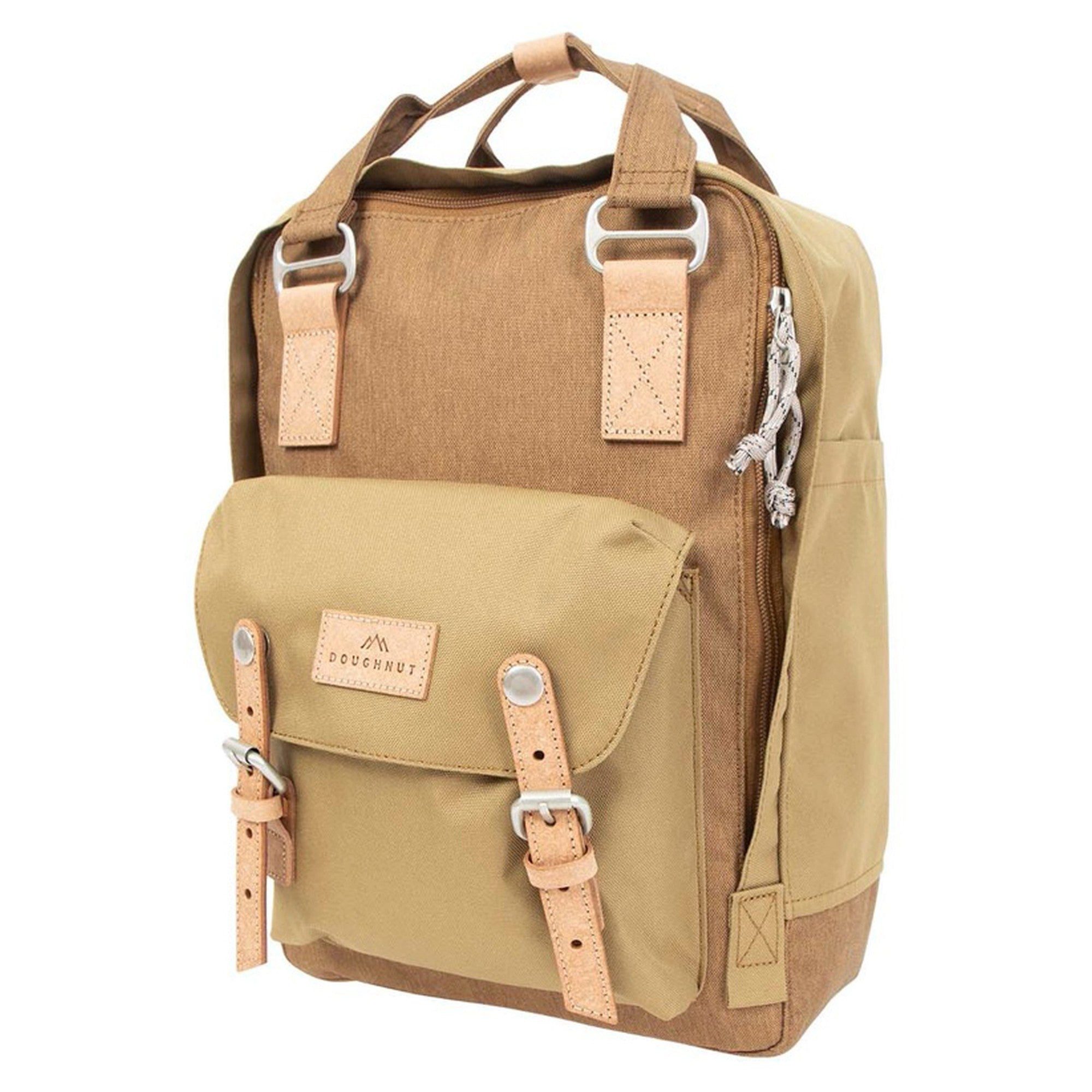 Doughnut Rucksack Macaroon Euro 16 - Rucksack 38 cm (khaki x camel)