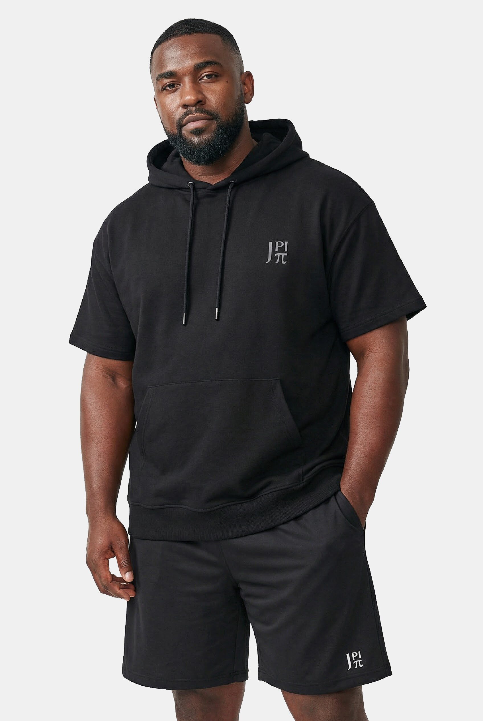 JP1880 Sweatshirt Kapuzenshirt Halbarm QuickDry