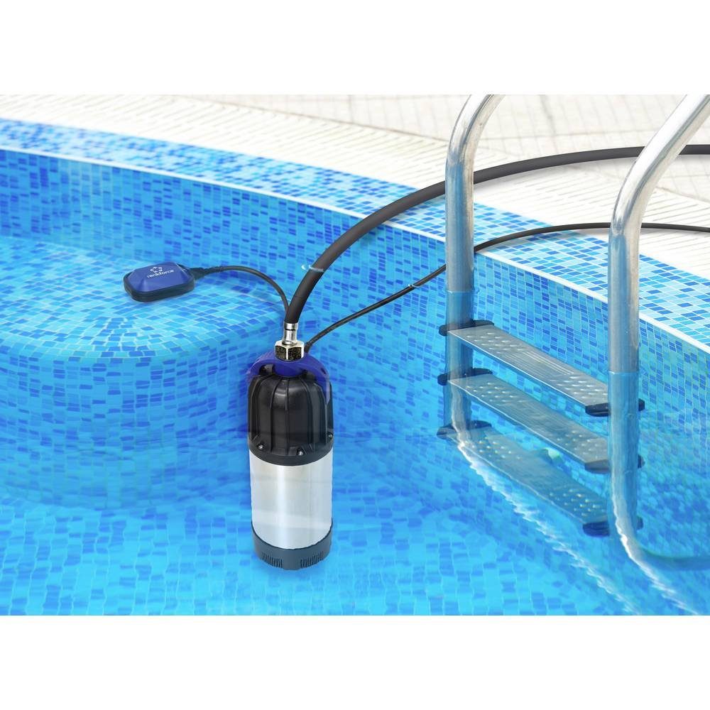 Renkforce Tauchpumpe Tauchdruckpumpe 30 m, 800 W 1519501, mit Schutzkontaktstecker