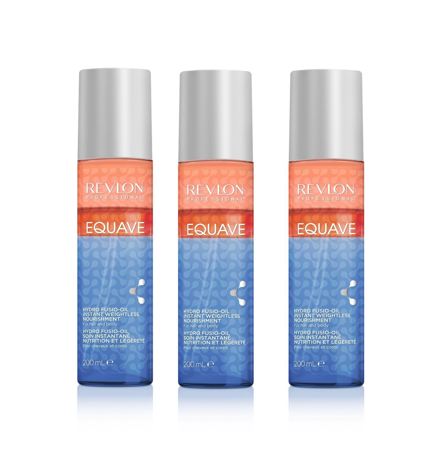 Leave-in Pflege Revlon Equave Hydro Fusio-Oil Instant Detangling Conditioner 3x 200ml