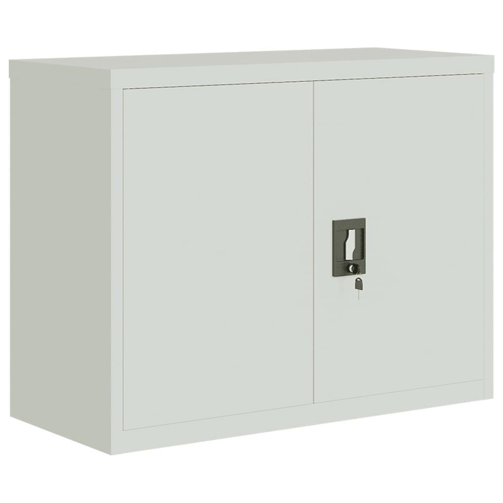 cm Aktenschrank Fächerschrank (1-St) Hellgrau 90x40x110 vidaXL Stahl