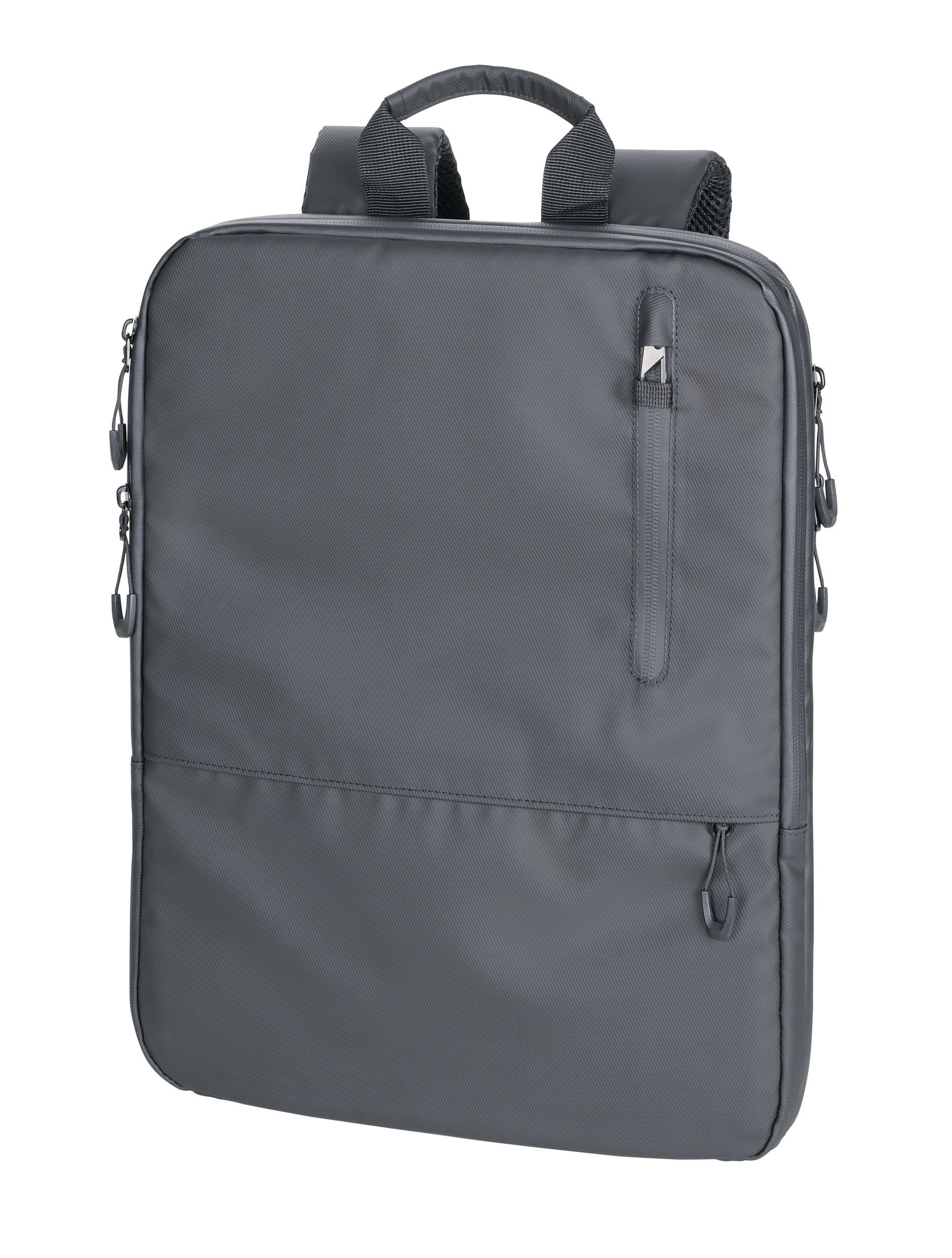 TROIKA Rucksack Laptop-Rucksack mit 2 Fächern (gepolstertes Laptopfach bis 16)
