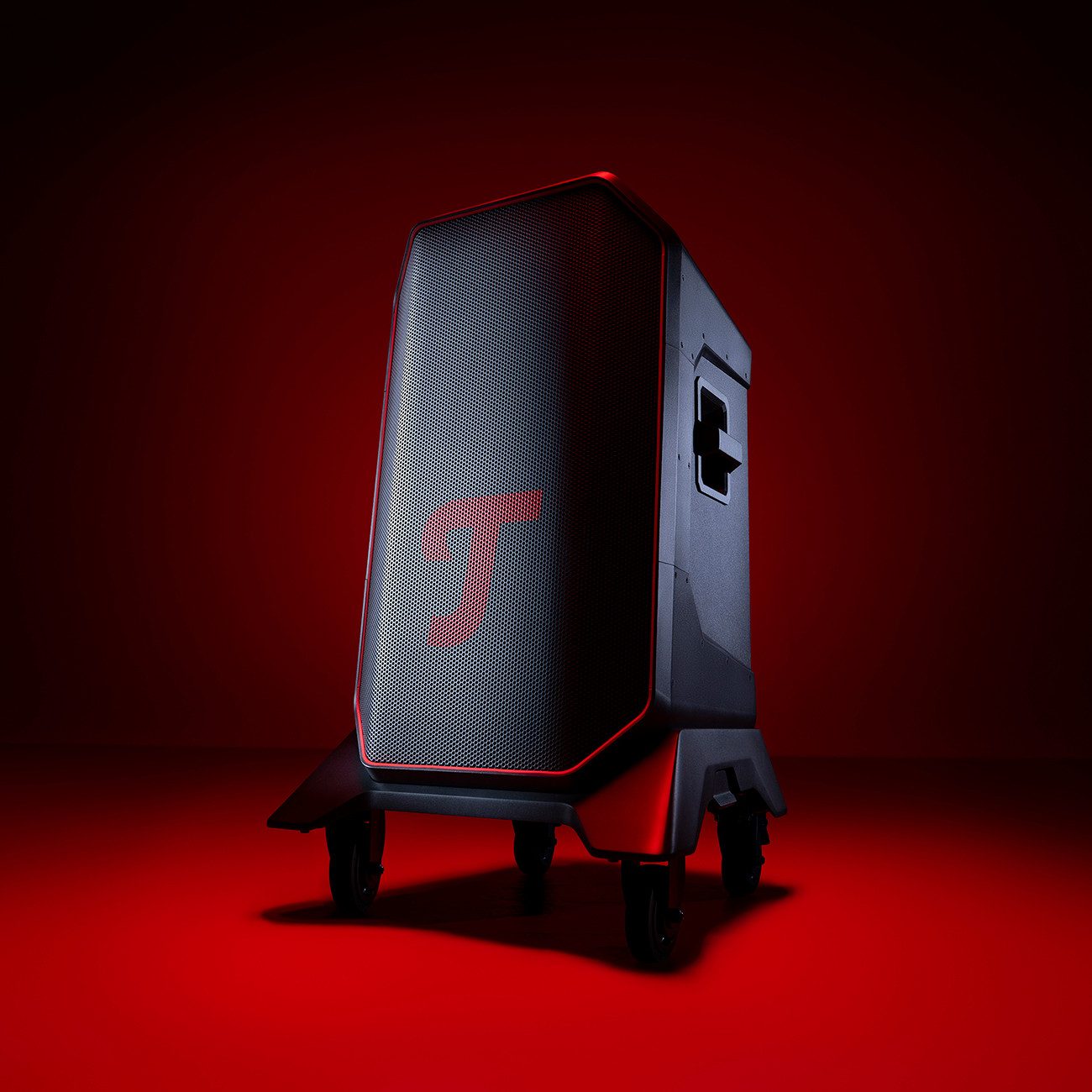 Teufel ROCKSTER 2 Wireless Lautsprecher (Bluetooth, 440 W, IPX2 - Spritzwasser geschützt, beleuchtete Bedienpanel, DMX)