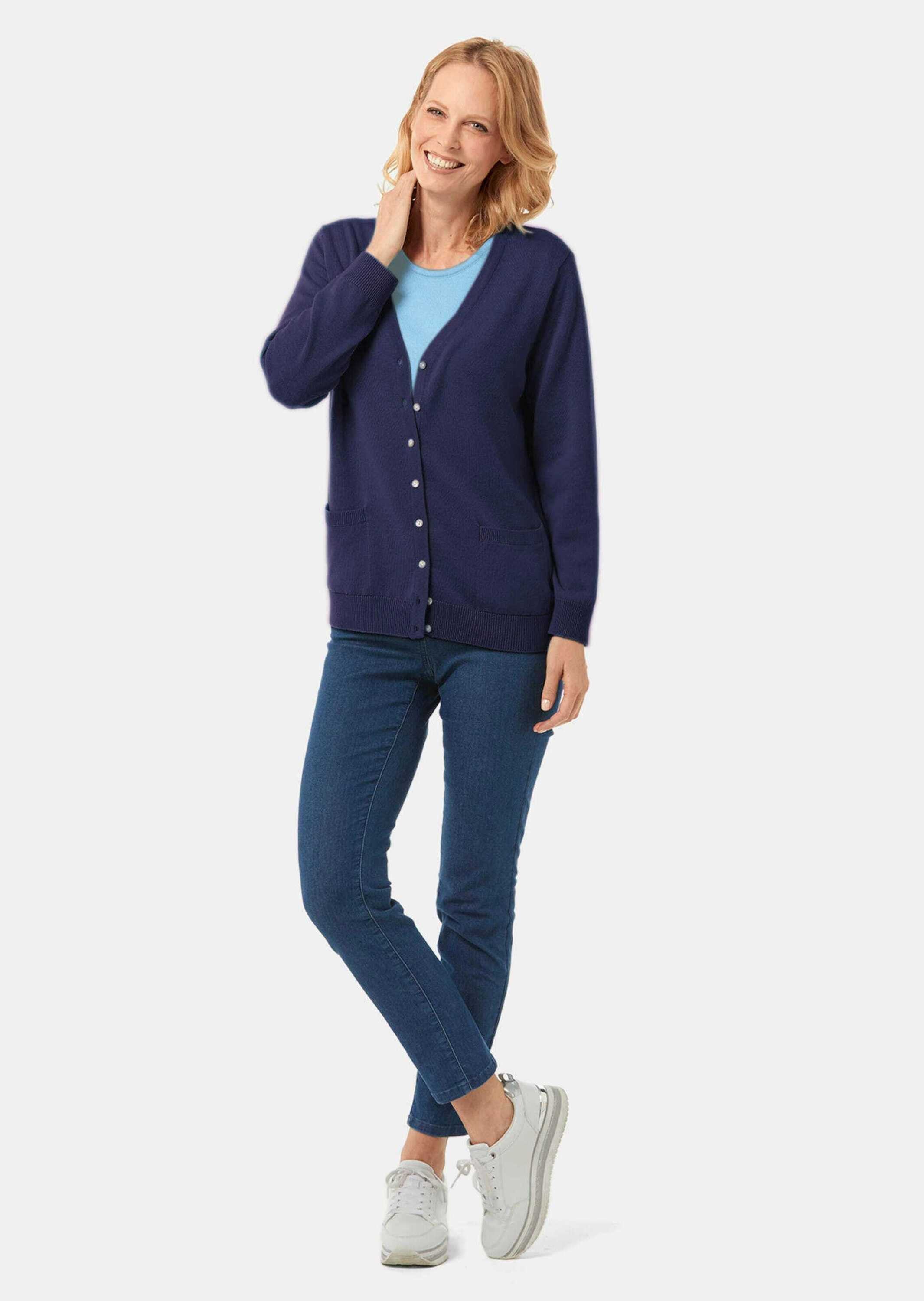 GOLDNER Strickjacke Kurzgröße: Strickjacke günstig online kaufen