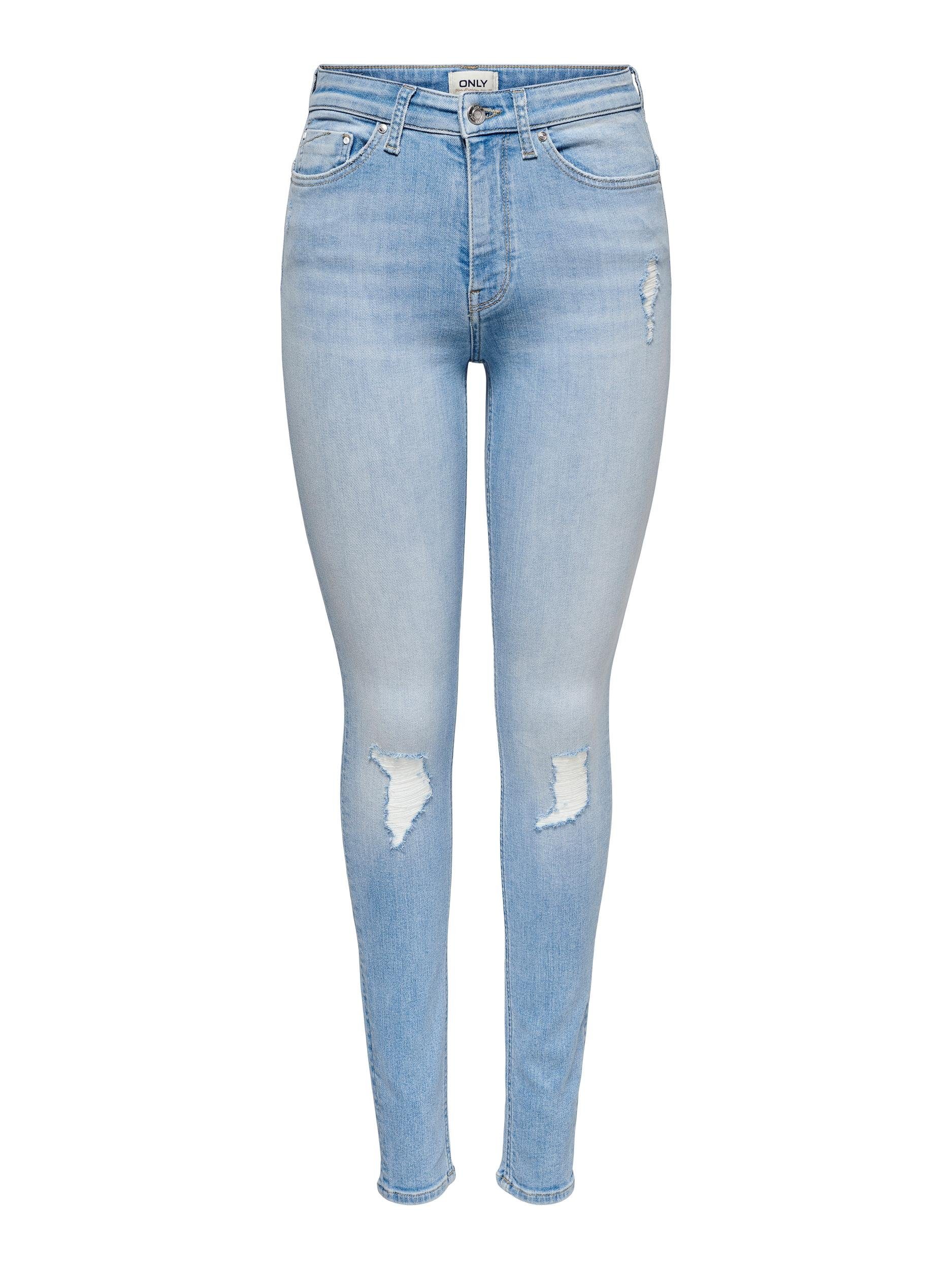 ONLY Skinny-fit-Jeans Damen Jeans Hose ONLPAOLA Life HW SK DNM AGI285 Skinn günstig online kaufen