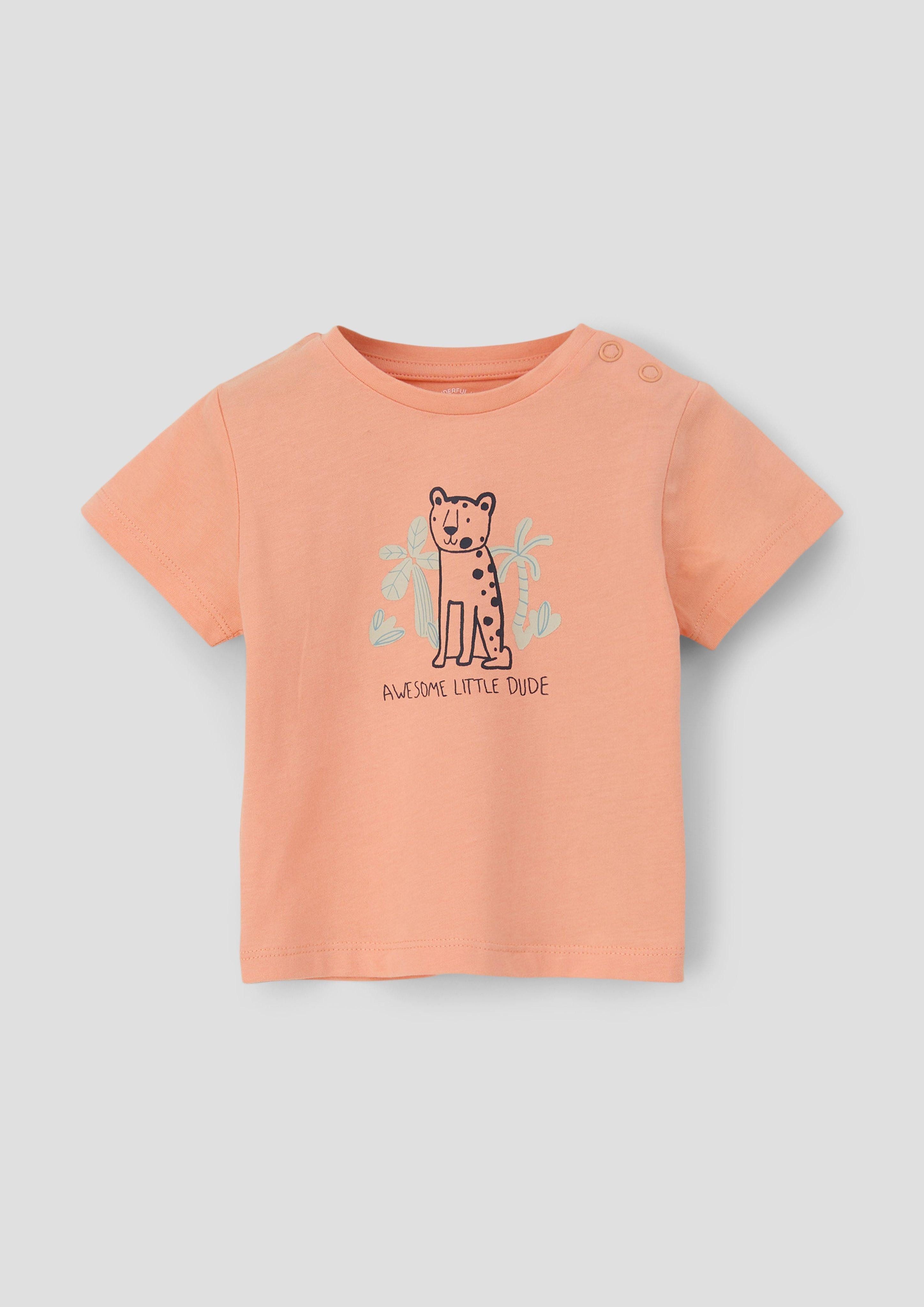 Kurzarmshirt T-Shirt mit Frontprint