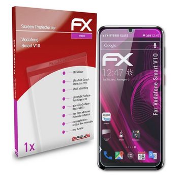 atFoliX Schutzfolie Panzerglasfolie für Vodafone Smart V10, Ultradünn und superhart