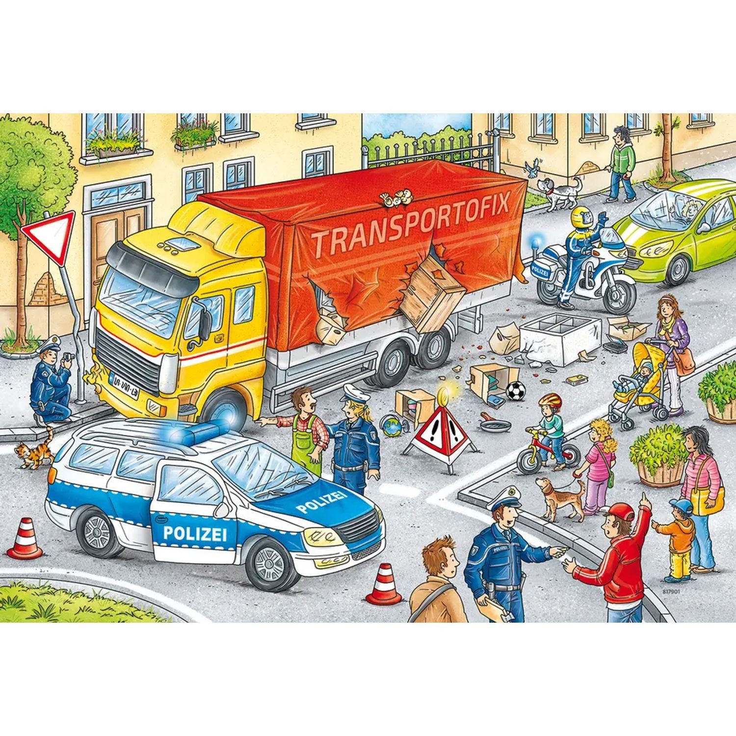 Ravensburger Puzzle Kinderpuzzle 2x24 Teile - Helden im Einsatz, 24 Puzzleteile