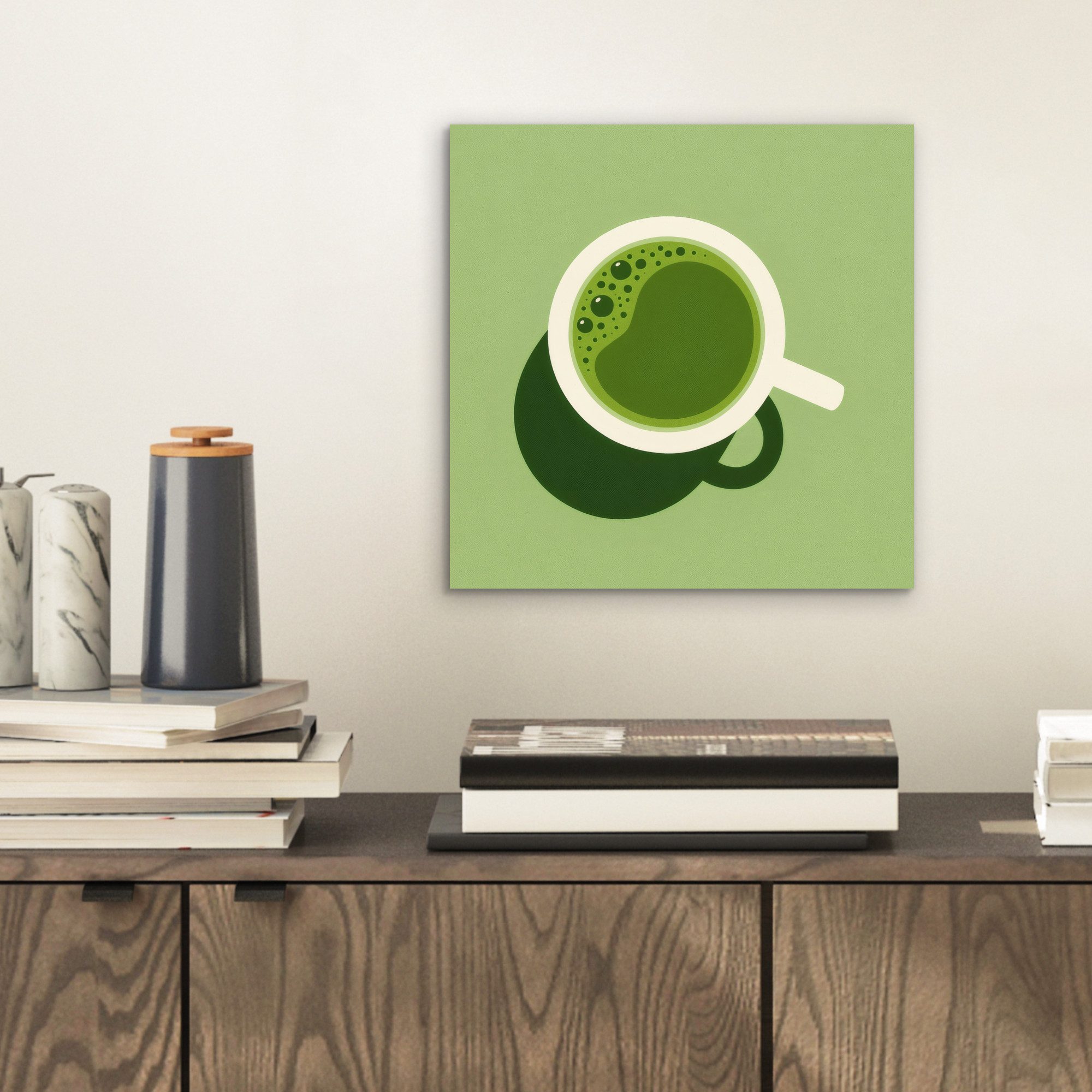 MuchoWow Metallbild Minimalistisch - Becher - günstig online kaufen