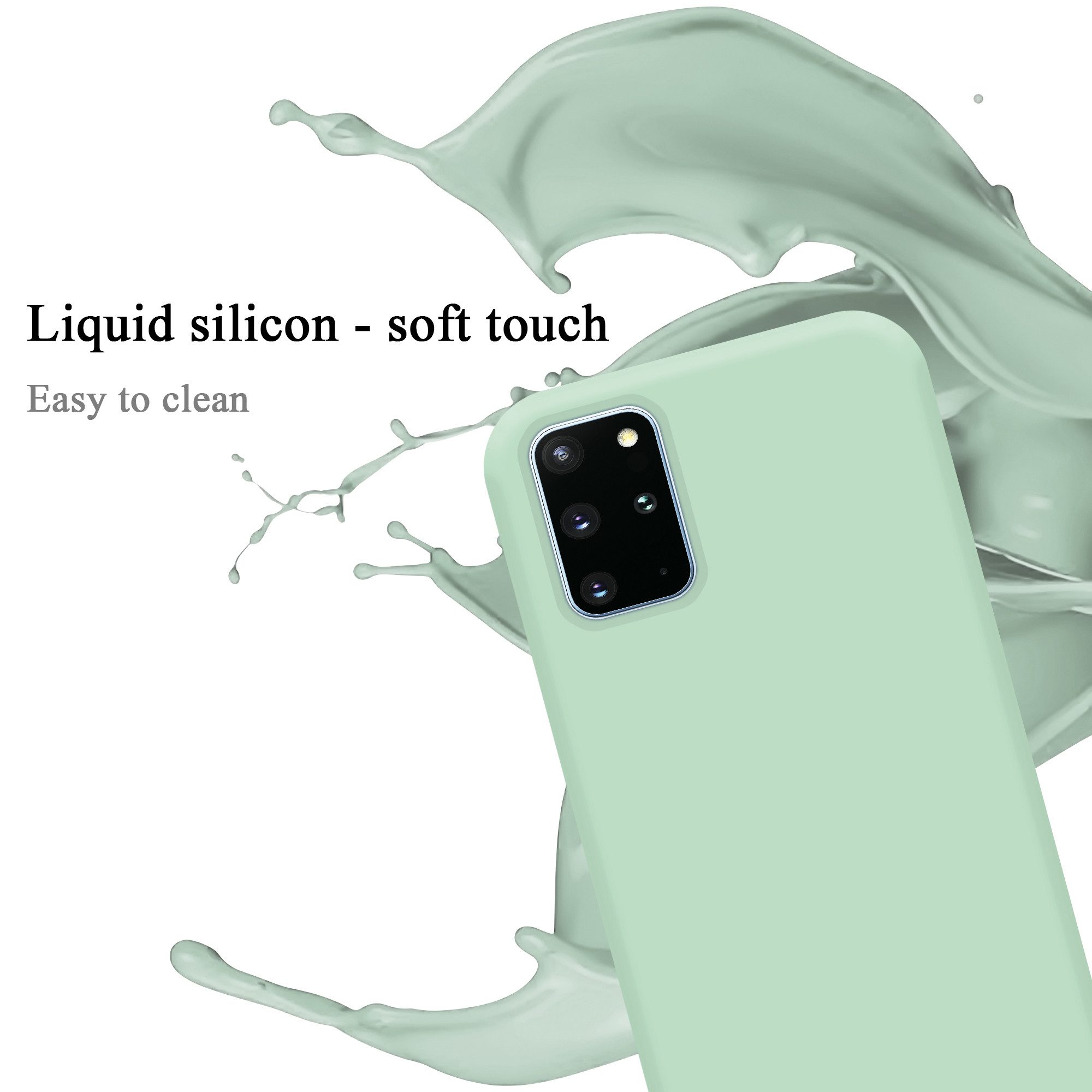 Cadorabo Handyhülle für Samsung Galaxy S20 PLUS Hülle Samsung Galaxy S20 PLUS, Flexible Hülle TPU Silikon Schutzhülle Back Cover Case
