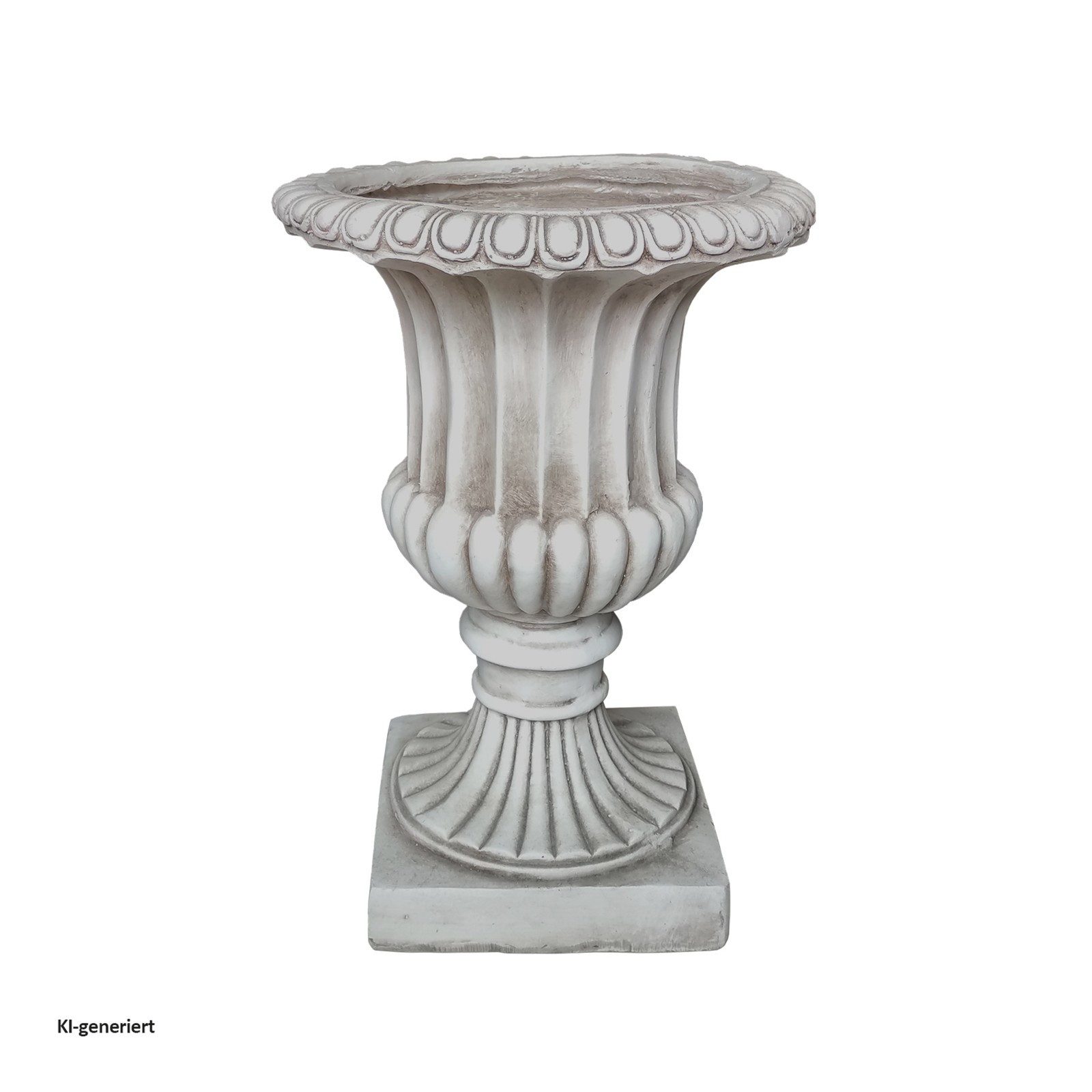 HTI-Living Pflanzkübel Pflanzkübel Athene Antik Hellgrau (Stück, 1 St., 1 Pflanzkübel), Gartendeko Polyresin