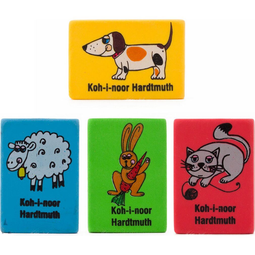 KOH-I-NOOR Spiel Kunststoff-Gummi-Tiere 1 Stück (Mix)