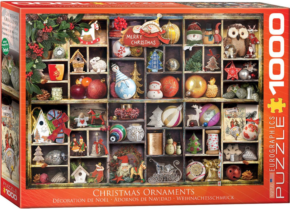 Puzzle 1000 Teile Пазлы - Пазлы - Festlicher Weihnachtsbaumschmuck, Пазлыteile